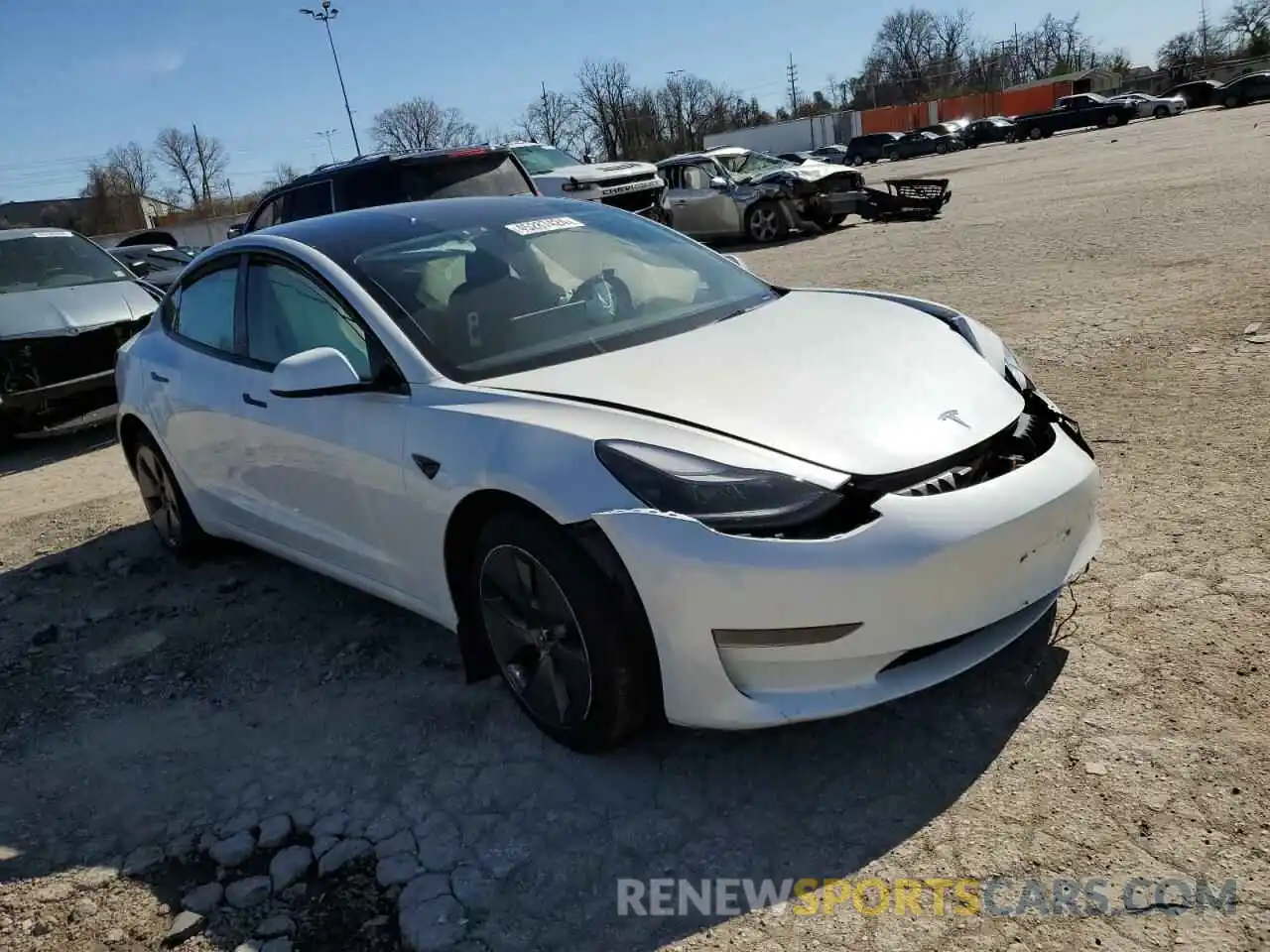 4 Photograph of a damaged car 5YJ3E1EAXPF432046 TESLA MODEL 3 2023