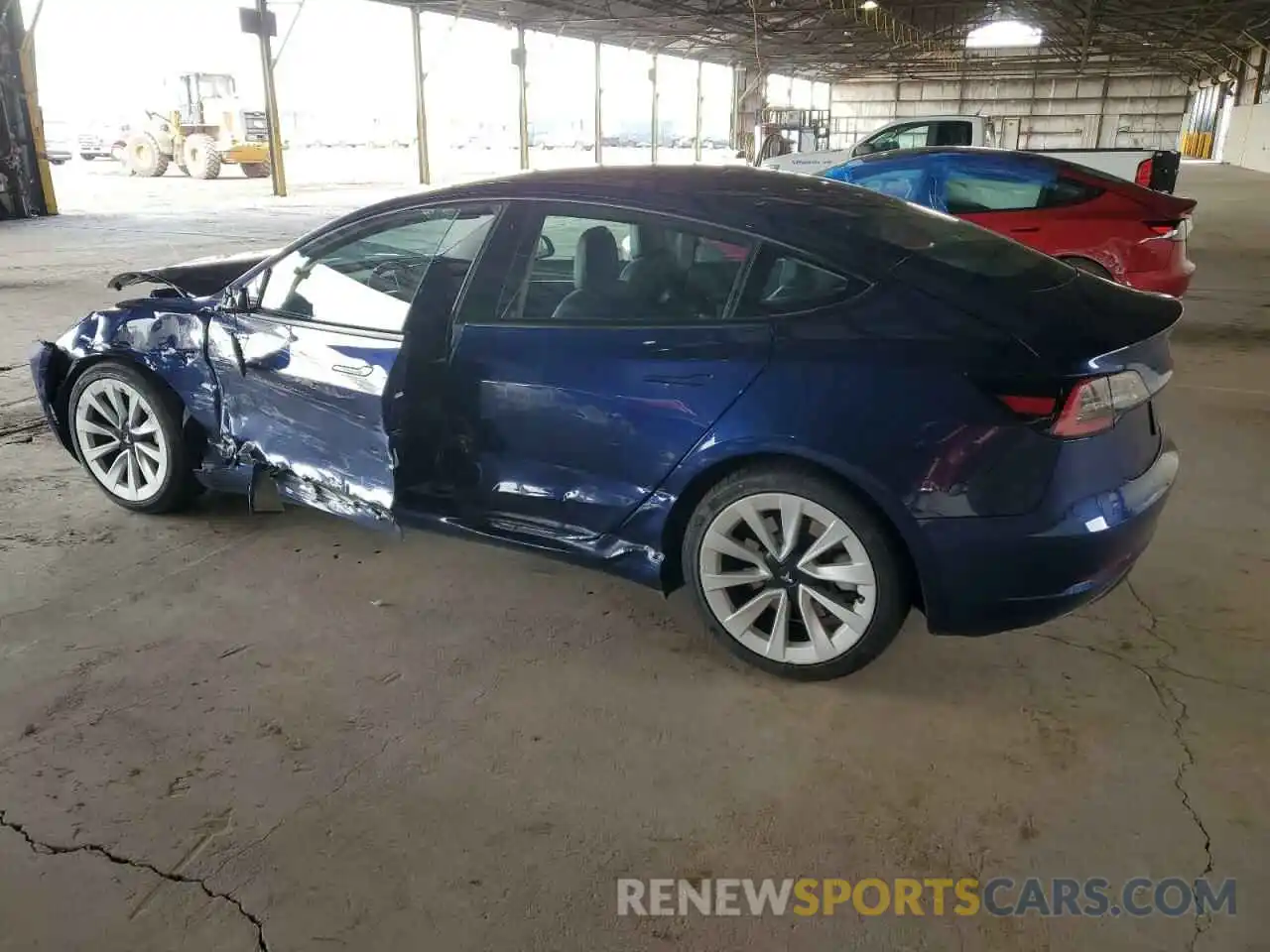 2 Photograph of a damaged car 5YJ3E1EAXPF449946 TESLA MODEL 3 2023