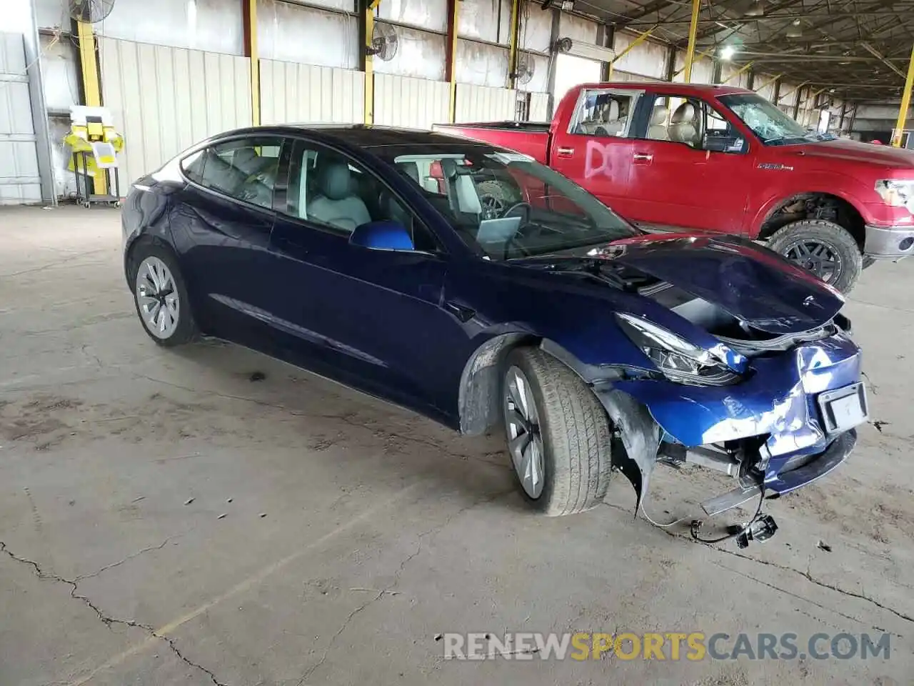 4 Photograph of a damaged car 5YJ3E1EAXPF449946 TESLA MODEL 3 2023