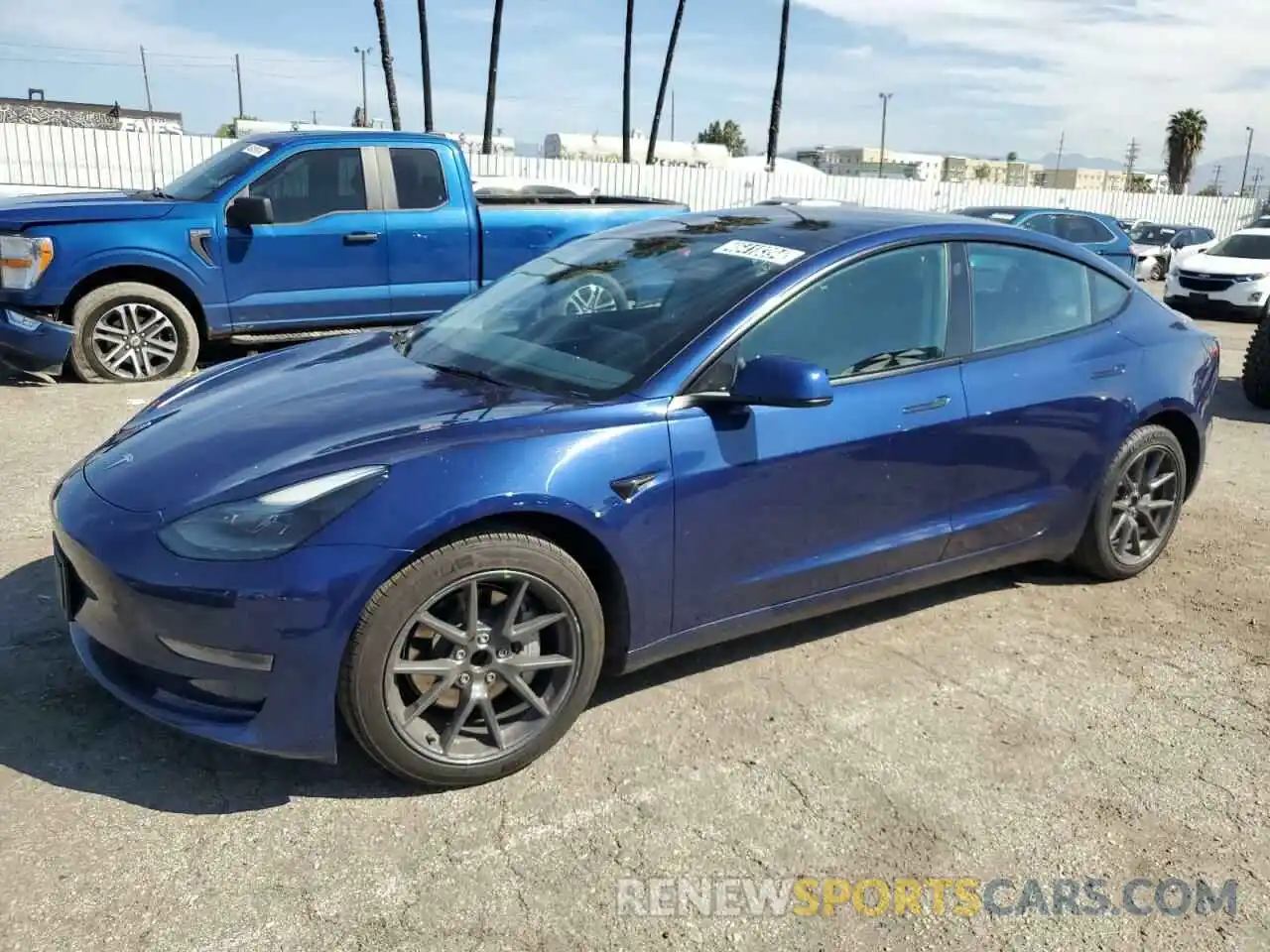 1 Photograph of a damaged car 5YJ3E1EAXPF451583 TESLA MODEL 3 2023