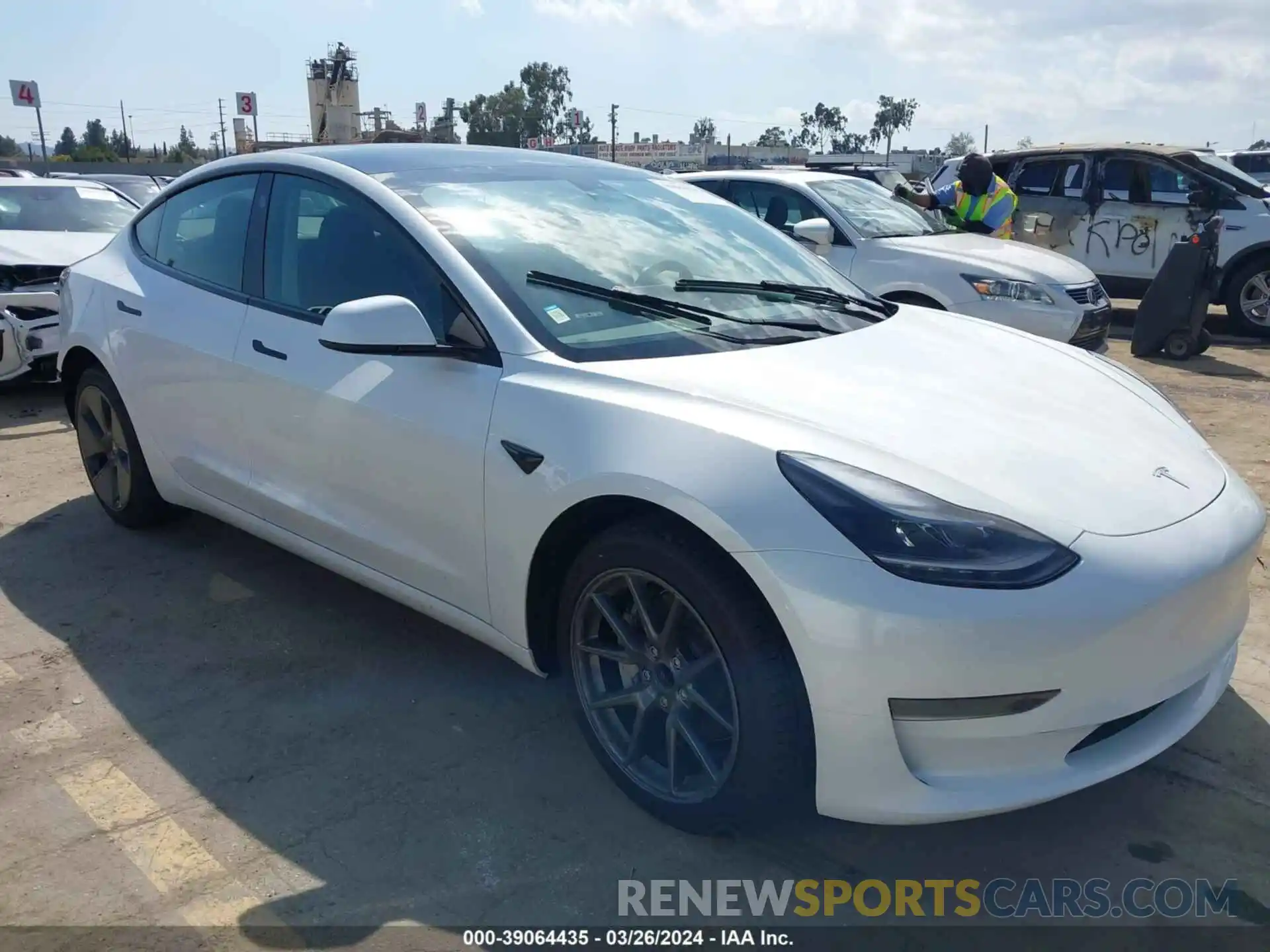 1 Photograph of a damaged car 5YJ3E1EAXPF559363 TESLA MODEL 3 2023