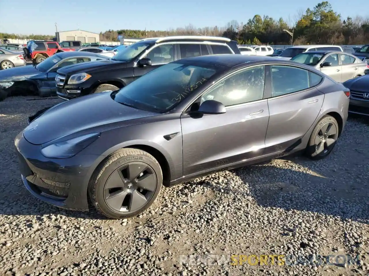 1 Фотография поврежденного автомобиля 5YJ3E1EAXPF594257 TESLA MODEL 3 2023