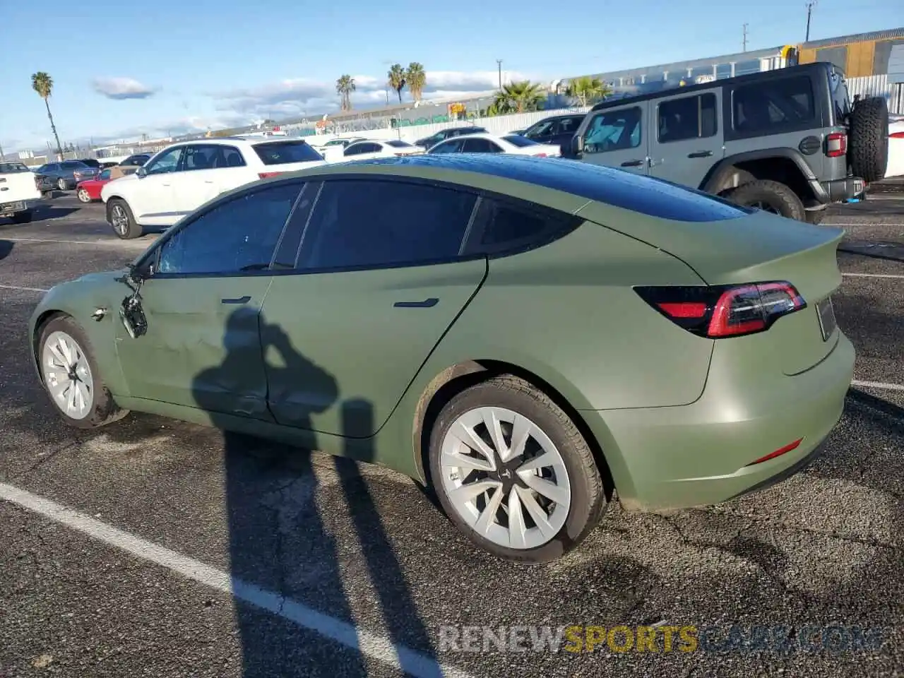 2 Photograph of a damaged car 5YJ3E1EAXPF685366 TESLA MODEL 3 2023