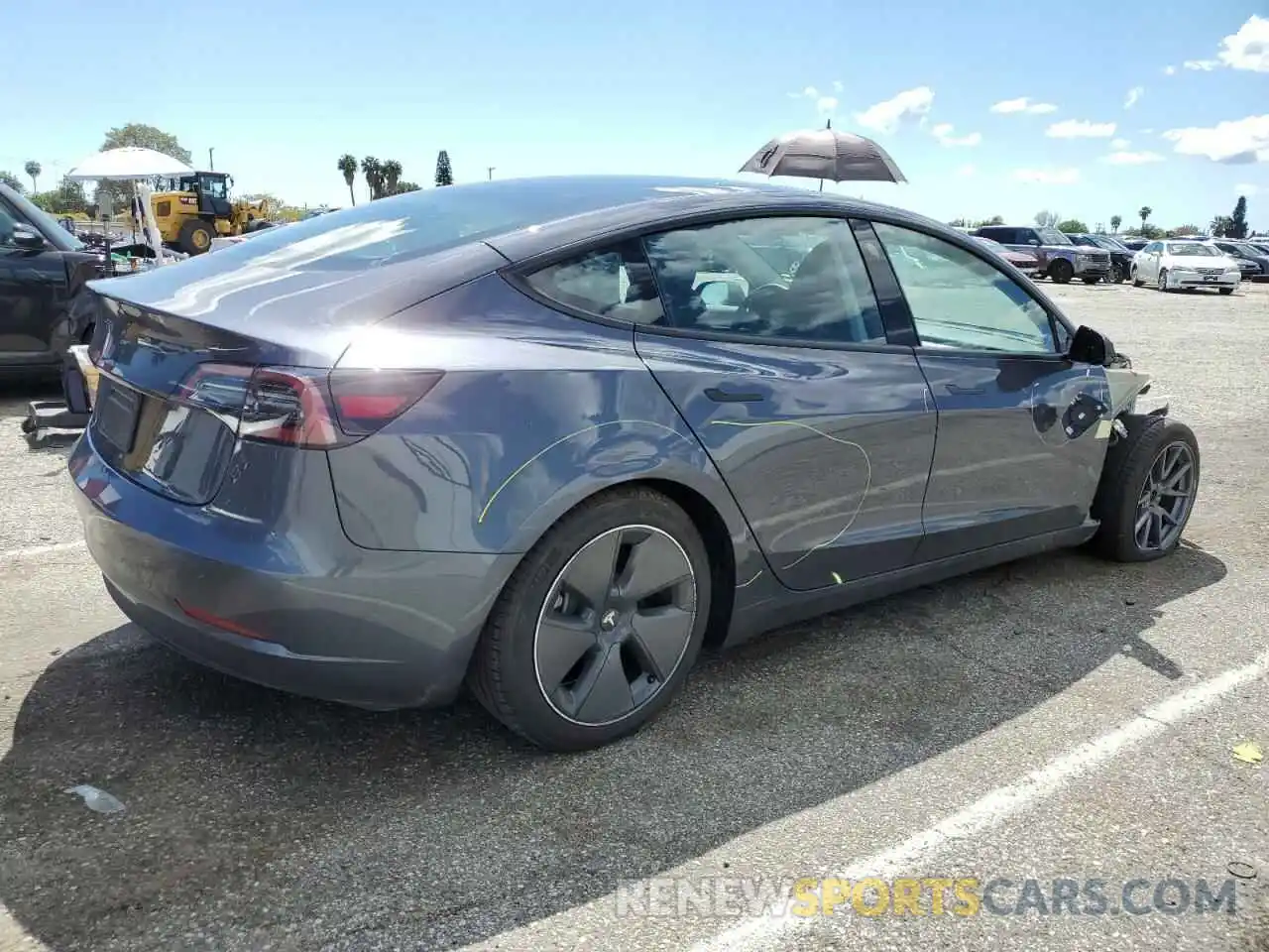 3 Photograph of a damaged car 5YJ3E1EAXPF686078 TESLA MODEL 3 2023