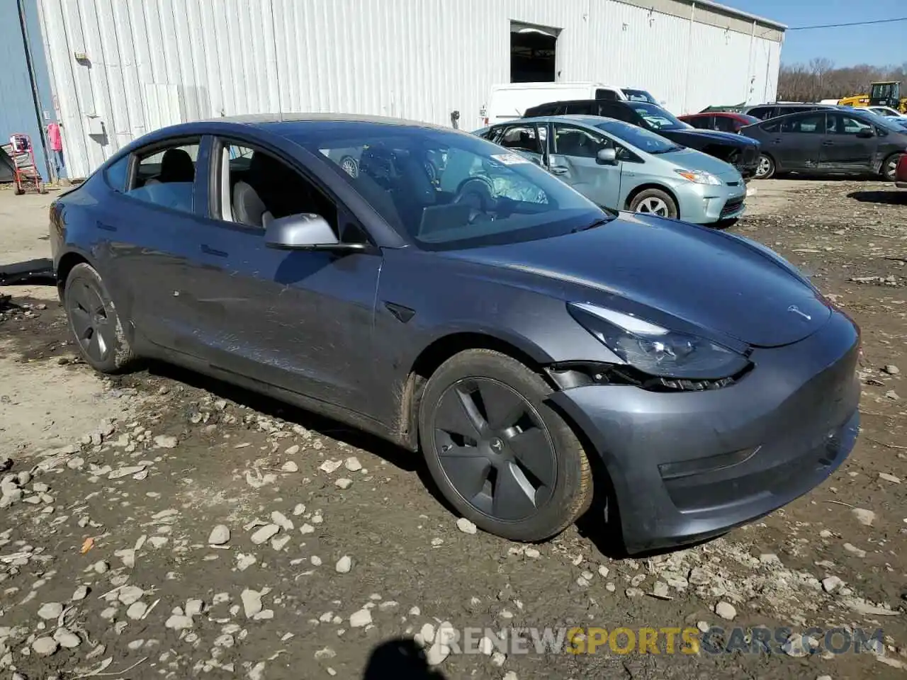 4 Фотография поврежденного автомобиля 5YJ3E1EB1PF661918 TESLA MODEL 3 2023