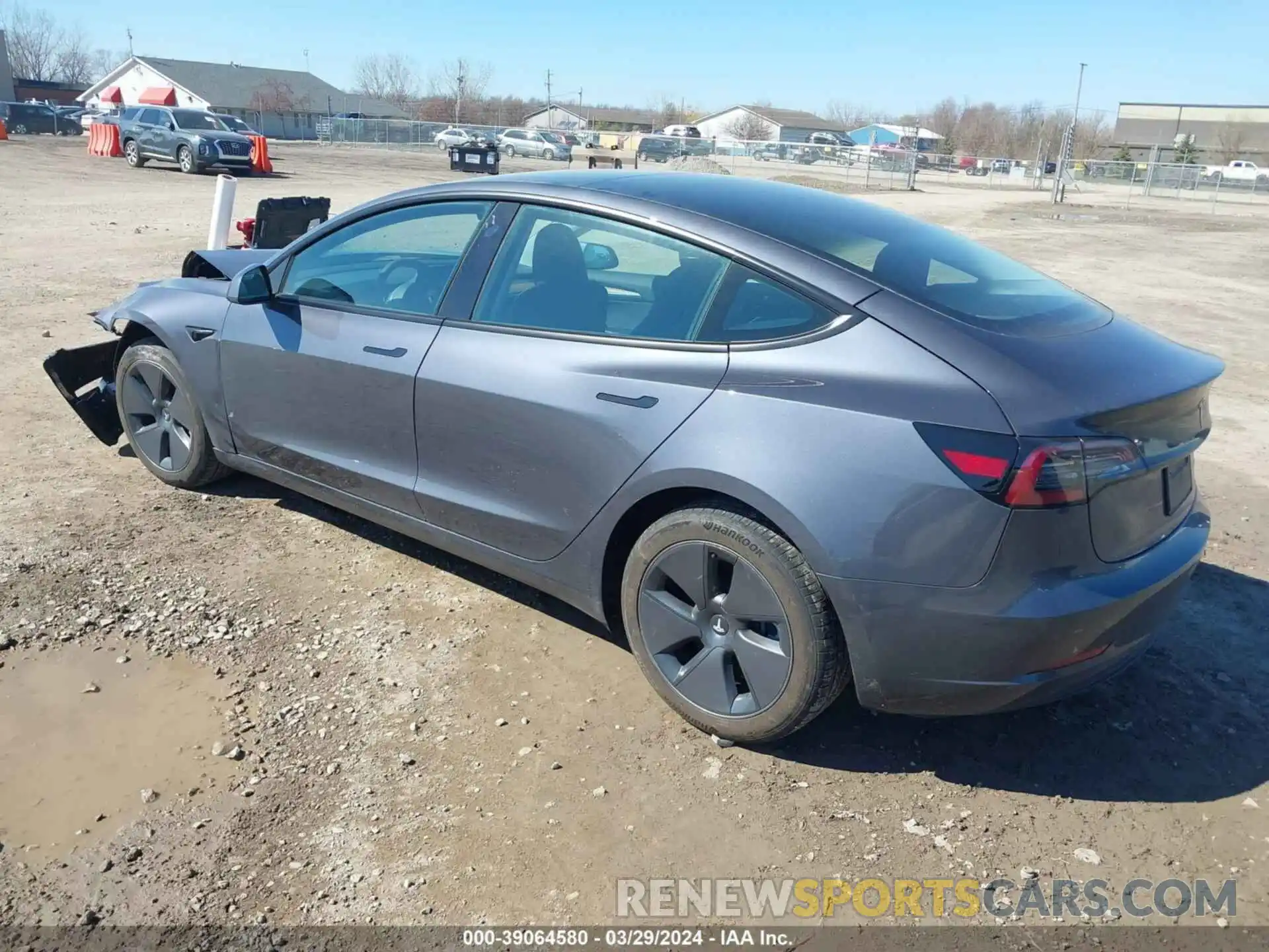 3 Photograph of a damaged car 5YJ3E1EB1PF663961 TESLA MODEL 3 2023