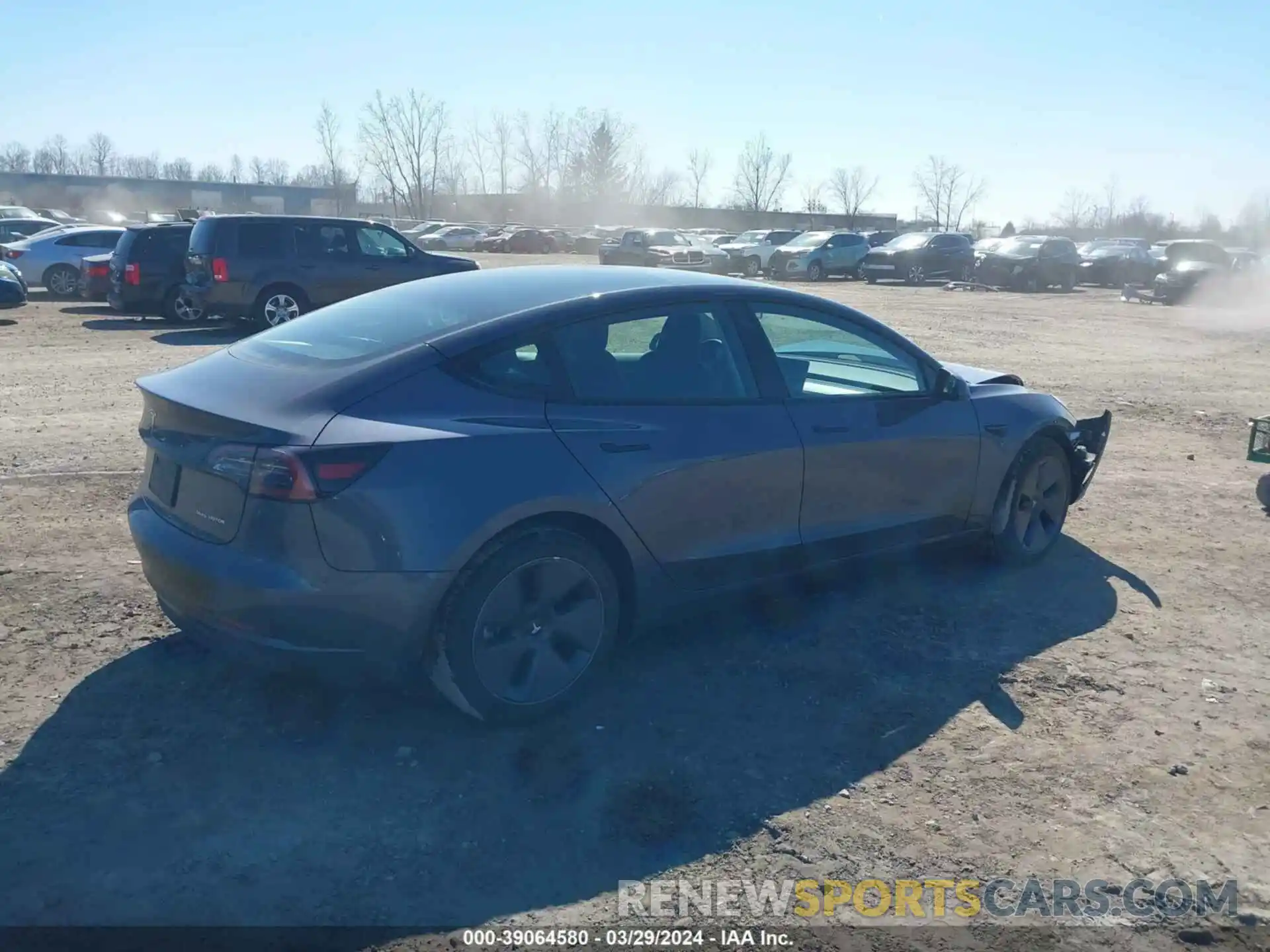 4 Photograph of a damaged car 5YJ3E1EB1PF663961 TESLA MODEL 3 2023