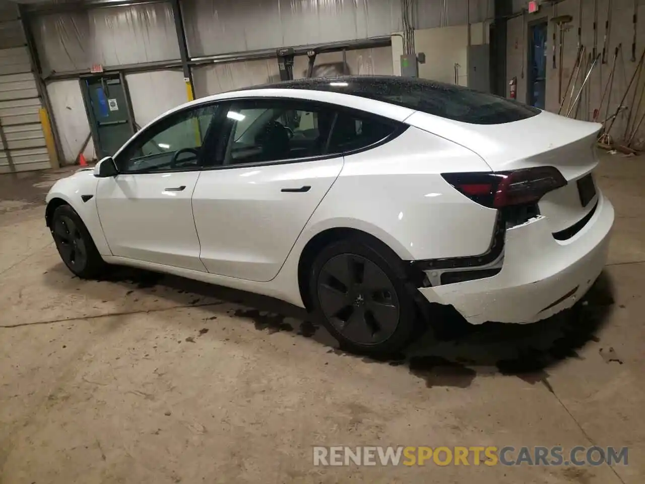 2 Photograph of a damaged car 5YJ3E1EB3PF592195 TESLA MODEL 3 2023