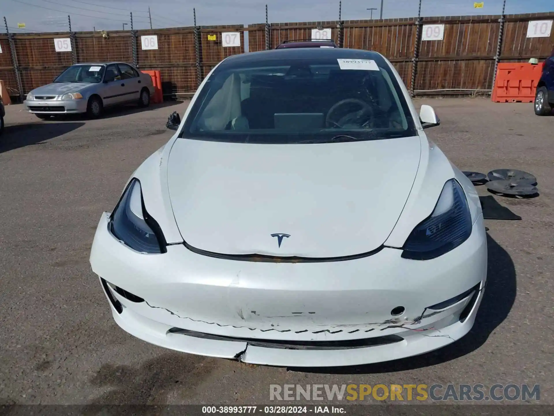 12 Фотография поврежденного автомобиля 5YJ3E1EB4PF599673 TESLA MODEL 3 2023