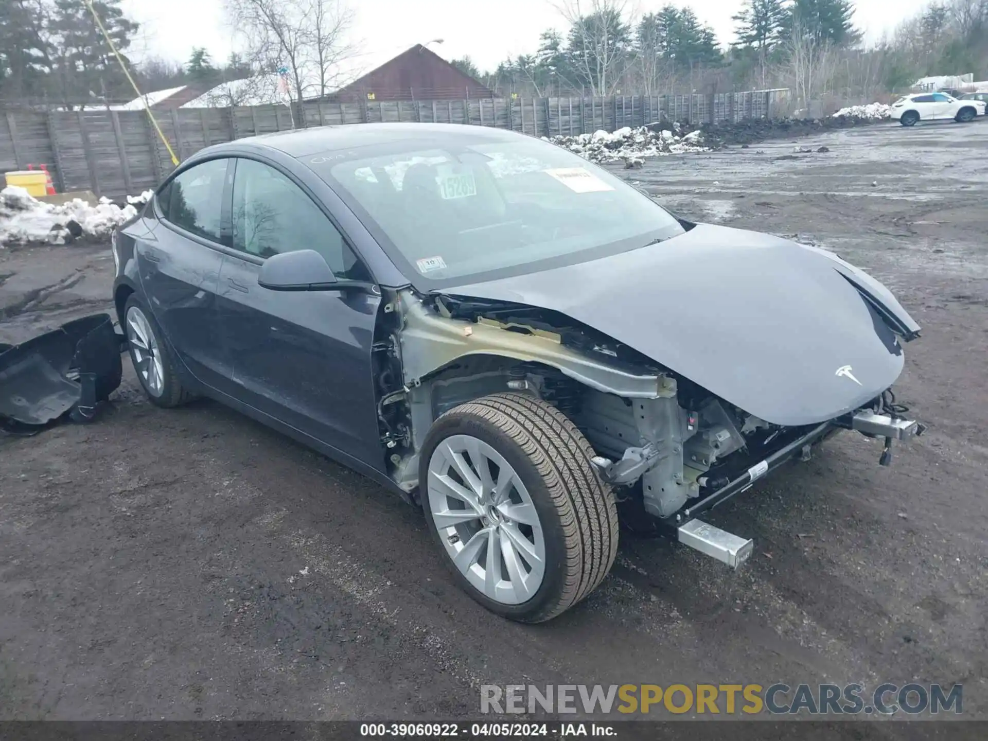 1 Photograph of a damaged car 5YJ3E1EB4PF630064 TESLA MODEL 3 2023