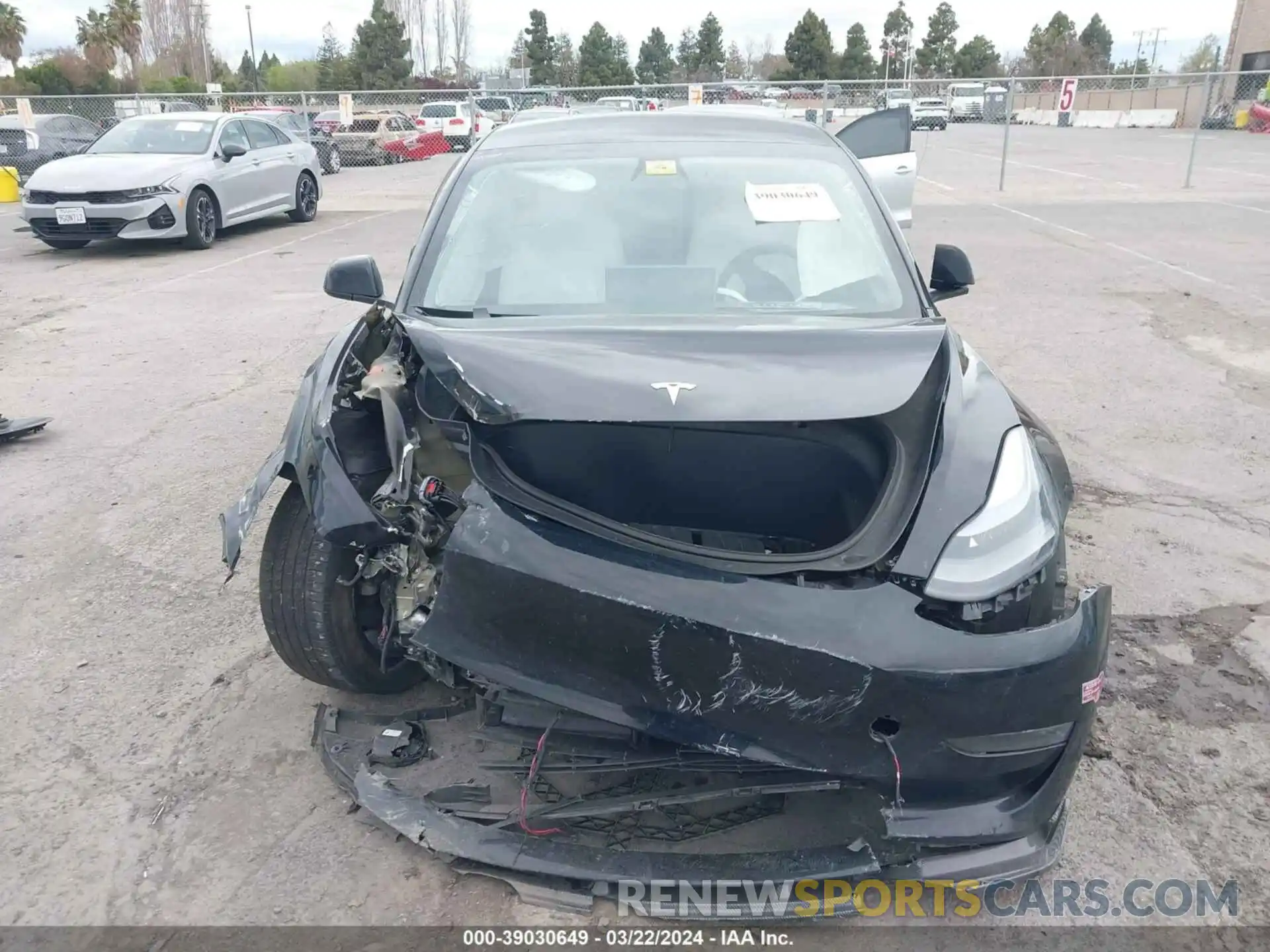 12 Photograph of a damaged car 5YJ3E1EB4PF649777 TESLA MODEL 3 2023