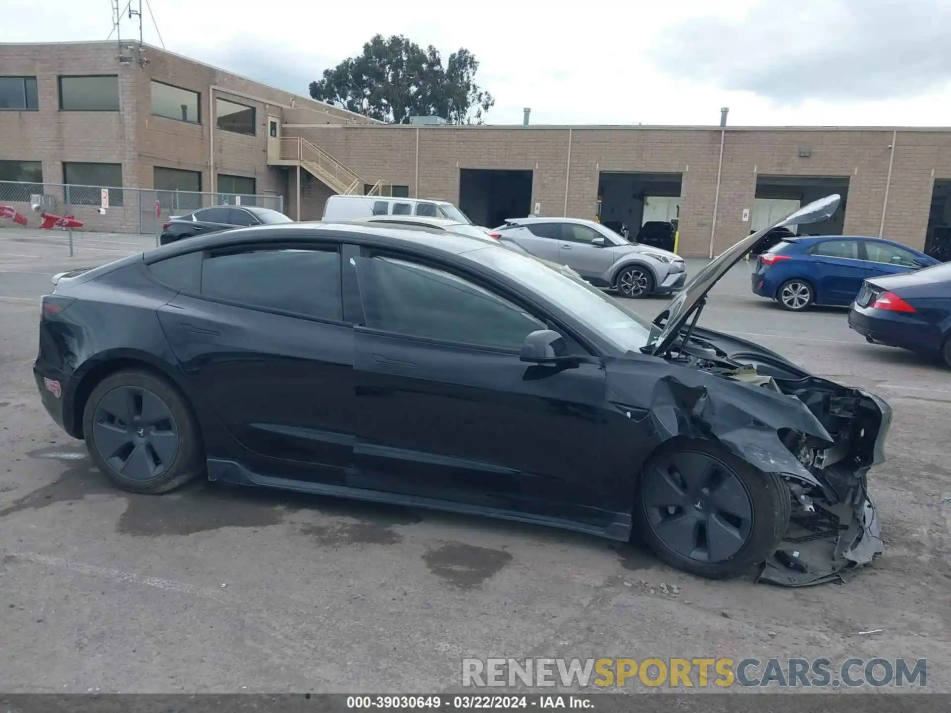 13 Photograph of a damaged car 5YJ3E1EB4PF649777 TESLA MODEL 3 2023