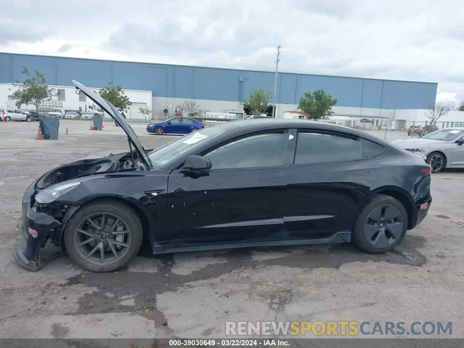 14 Фотография поврежденного автомобиля 5YJ3E1EB4PF649777 TESLA MODEL 3 2023