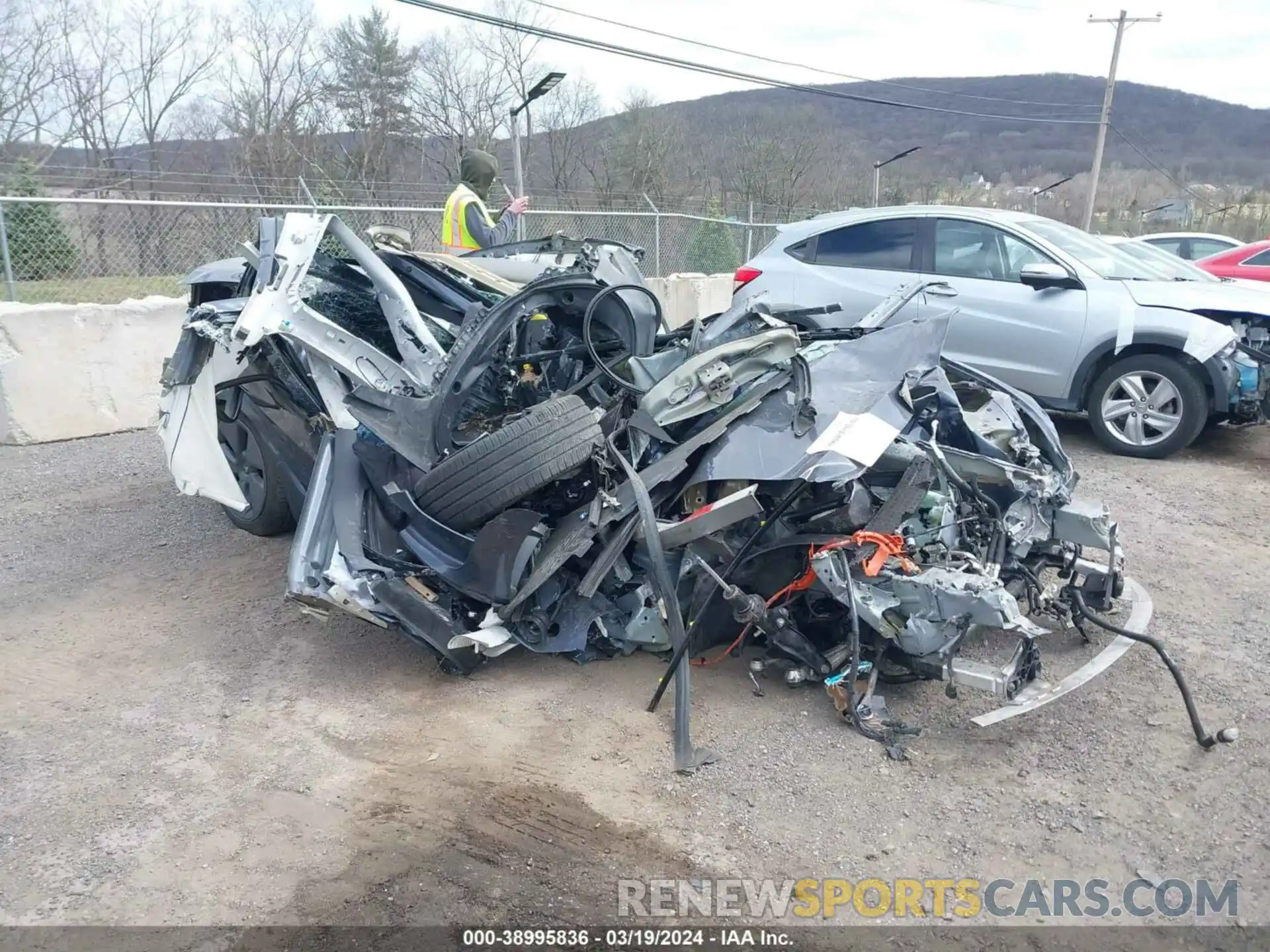 1 Photograph of a damaged car 5YJ3E1EB5PF470695 TESLA MODEL 3 2023