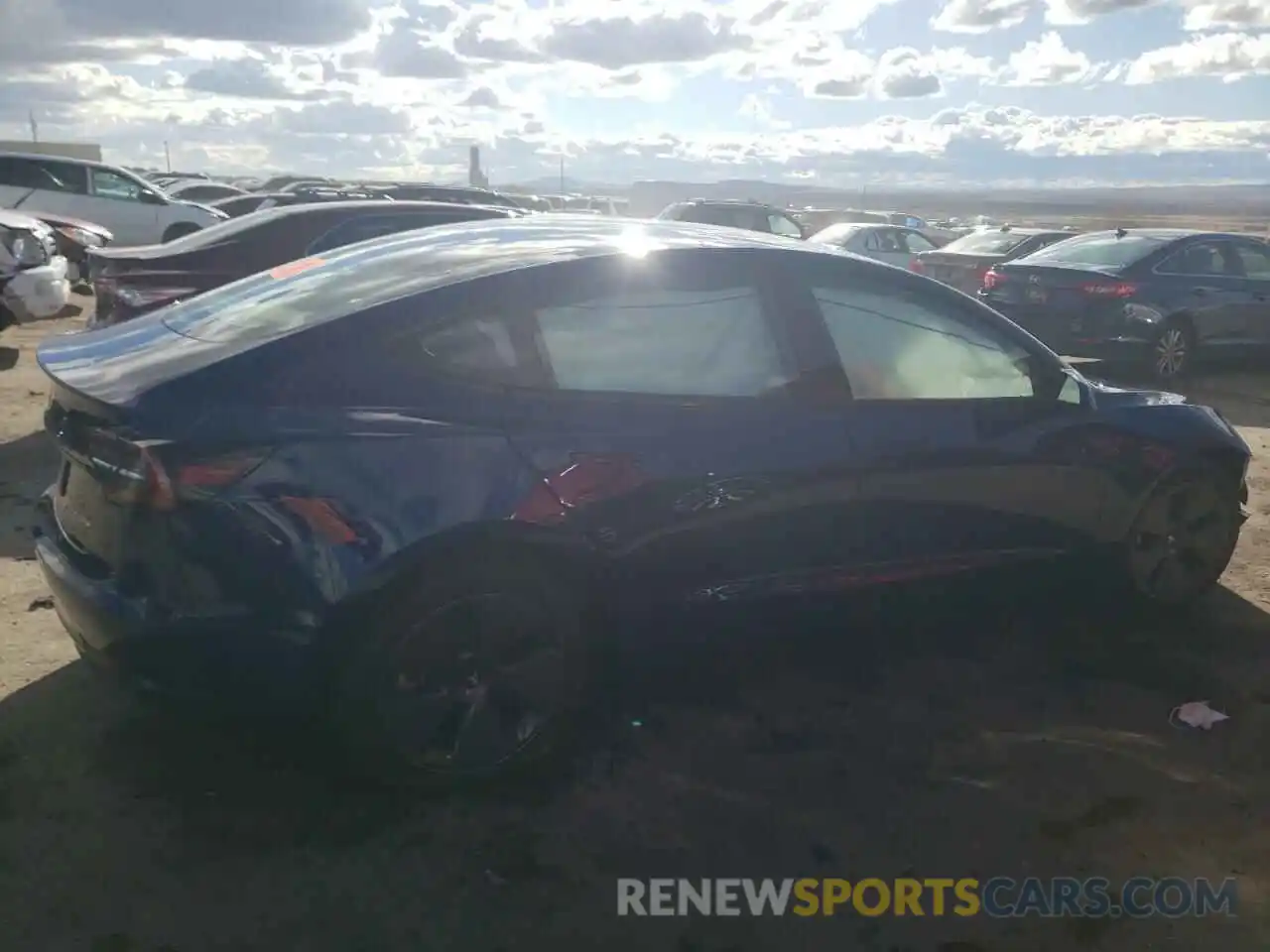 3 Photograph of a damaged car 5YJ3E1EB7PF635968 TESLA MODEL 3 2023