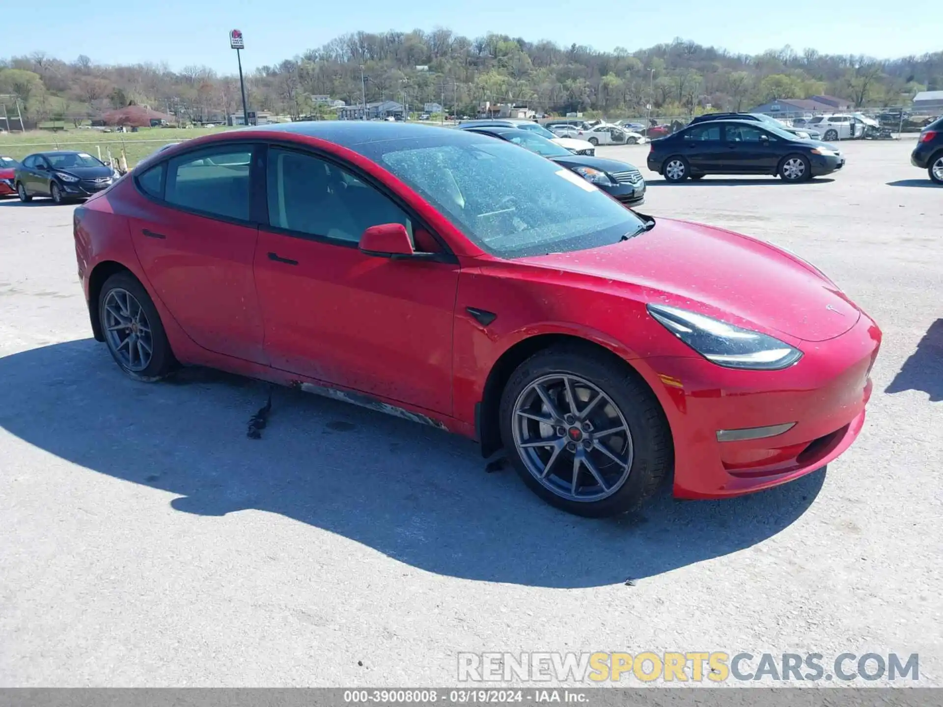 1 Photograph of a damaged car 5YJ3E1EB7PF636439 TESLA MODEL 3 2023