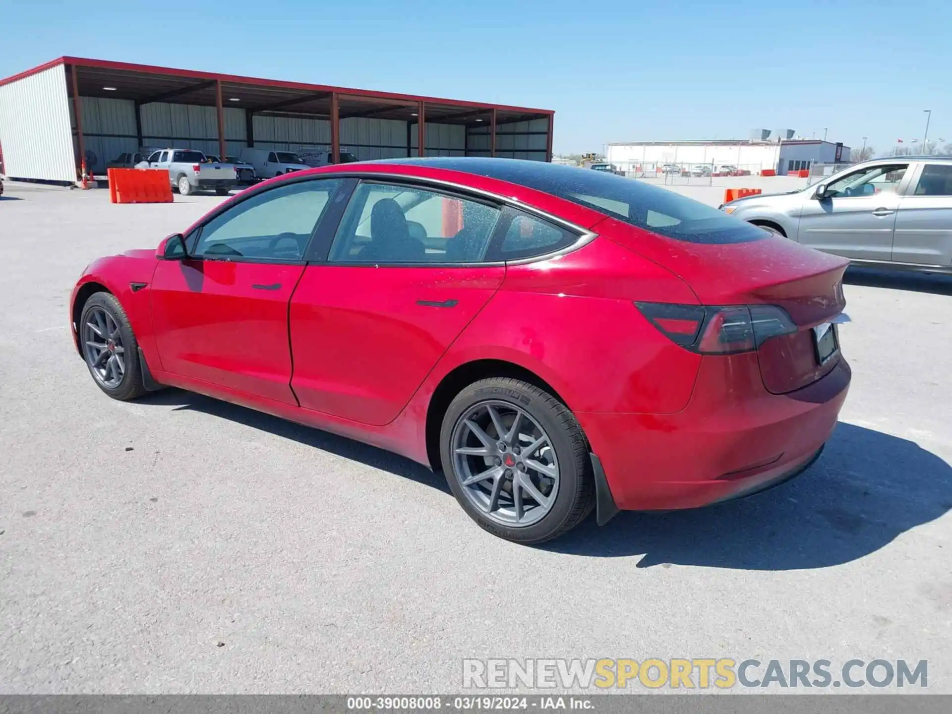 3 Photograph of a damaged car 5YJ3E1EB7PF636439 TESLA MODEL 3 2023