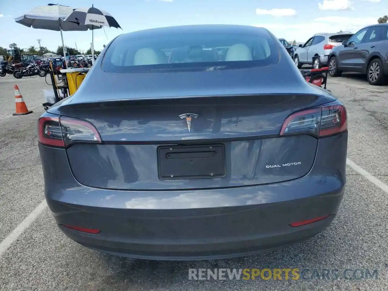 6 Photograph of a damaged car 5YJ3E1EB9PF703493 TESLA MODEL 3 2023