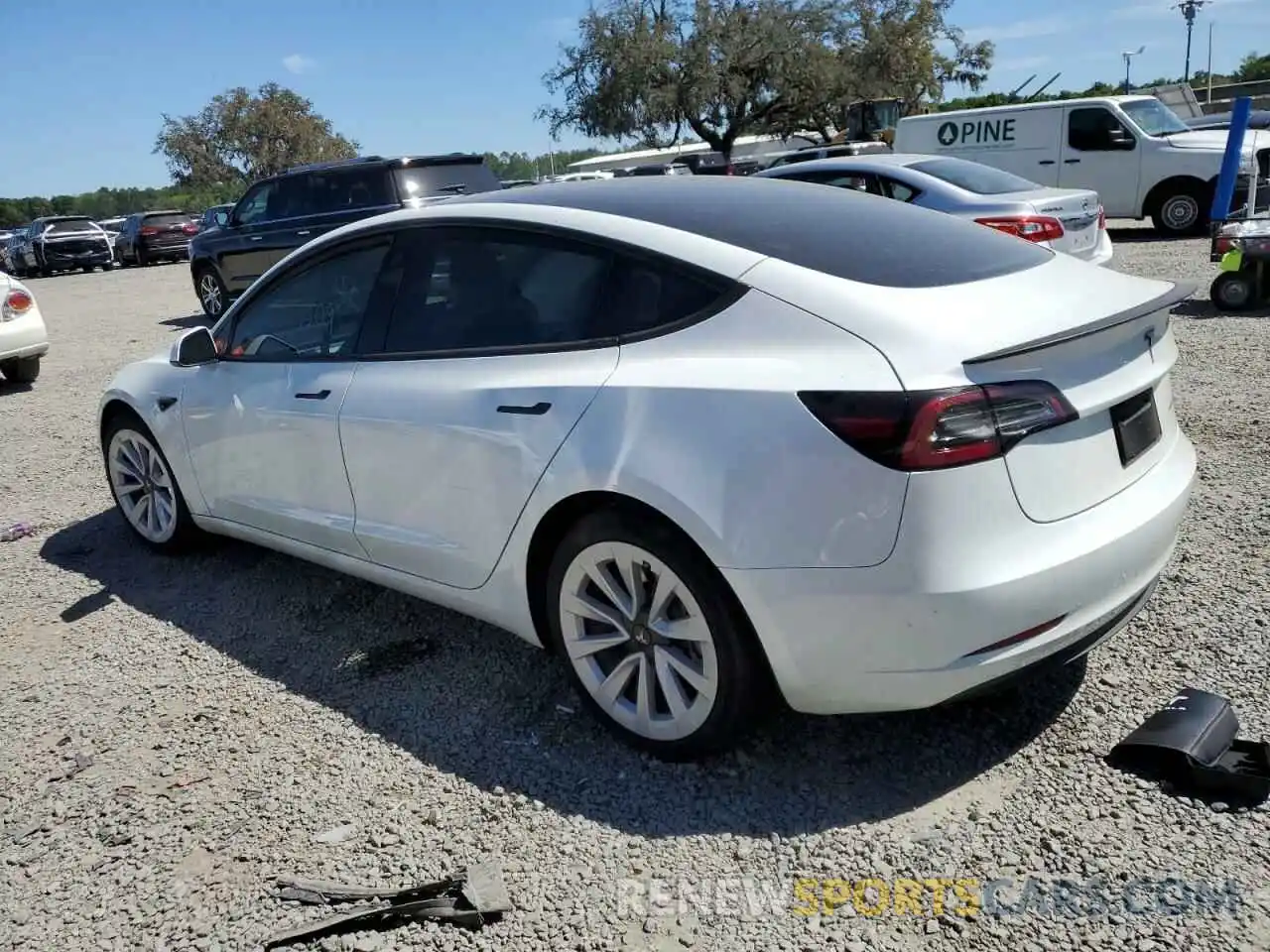 2 Photograph of a damaged car 5YJ3E1EBXPF631462 TESLA MODEL 3 2023