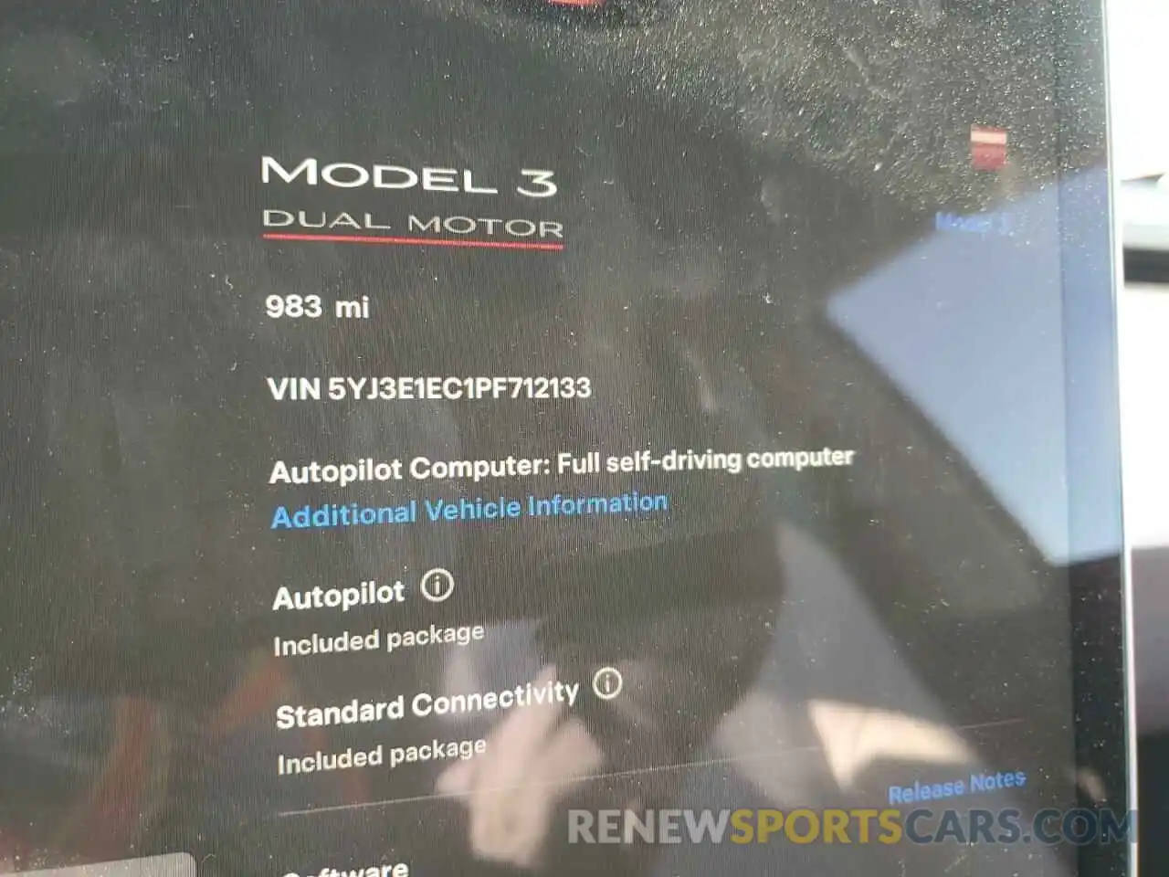 9 Photograph of a damaged car 5YJ3E1EC1PF712133 TESLA MODEL 3 2023