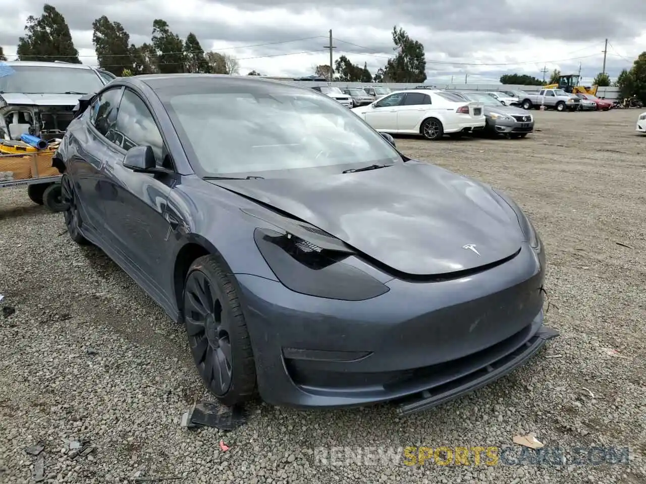 4 Фотография поврежденного автомобиля 5YJ3E1EC4PF509740 TESLA MODEL 3 2023