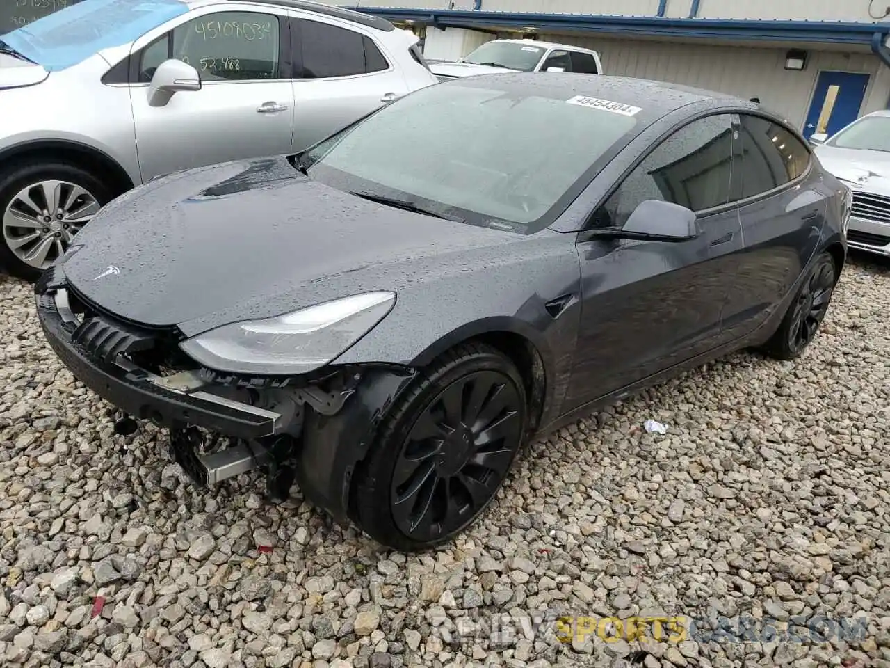 1 Photograph of a damaged car 5YJ3E1EC5PF476263 TESLA MODEL 3 2023