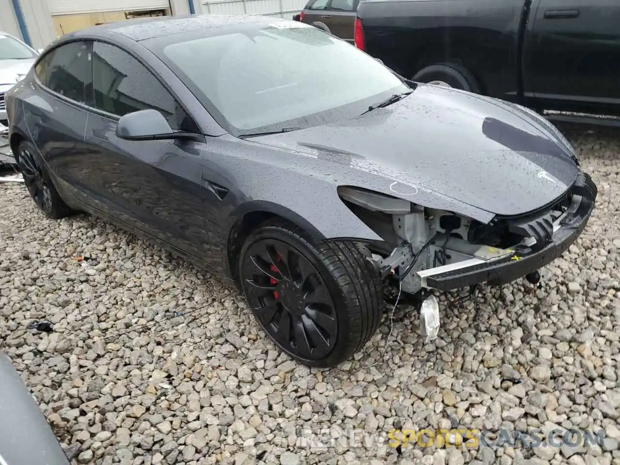 4 Photograph of a damaged car 5YJ3E1EC5PF476263 TESLA MODEL 3 2023