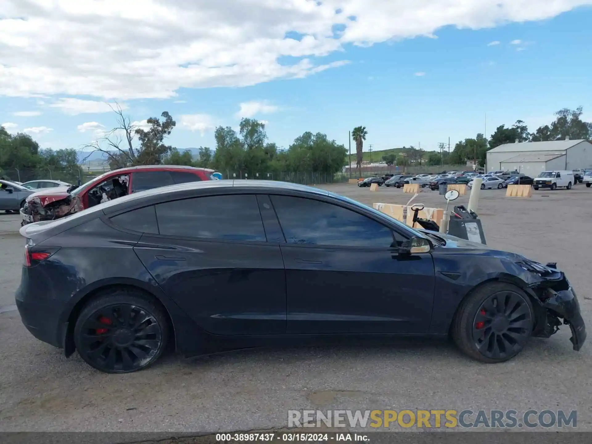 13 Photograph of a damaged car 5YJ3E1EC5PF588836 TESLA MODEL 3 2023