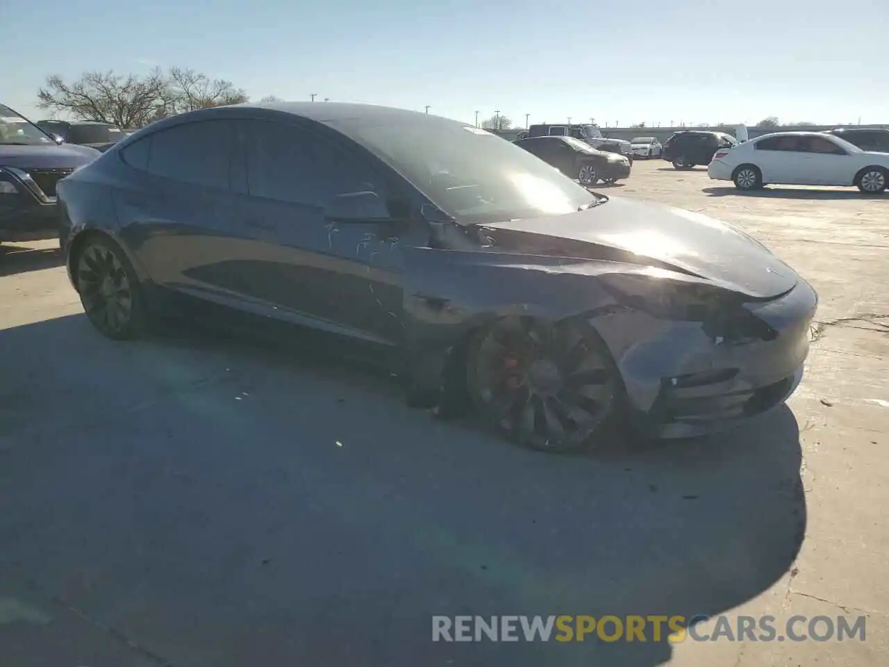 4 Photograph of a damaged car 5YJ3E1EC7PF510820 TESLA MODEL 3 2023