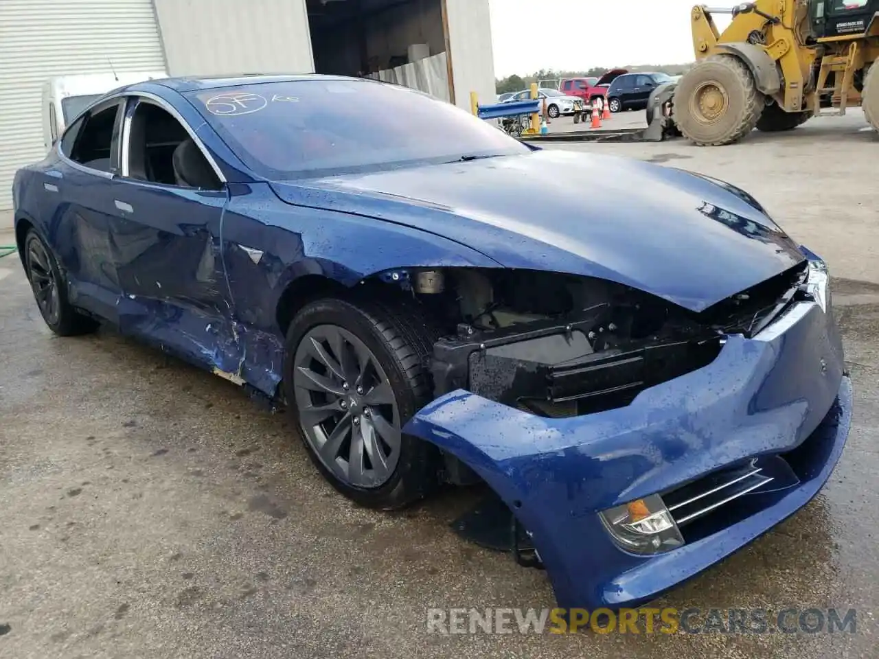 1 Photograph of a damaged car 5YJSA1E20KF306058 TESLA MODEL S 2019