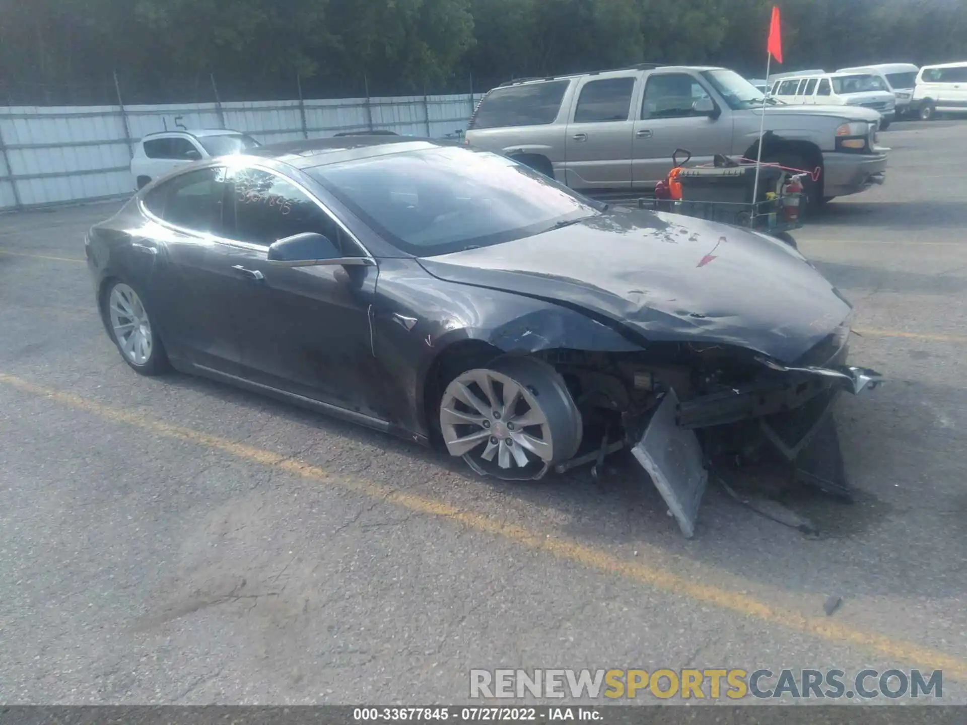 1 Photograph of a damaged car 5YJSA1E20KF307176 TESLA MODEL S 2019