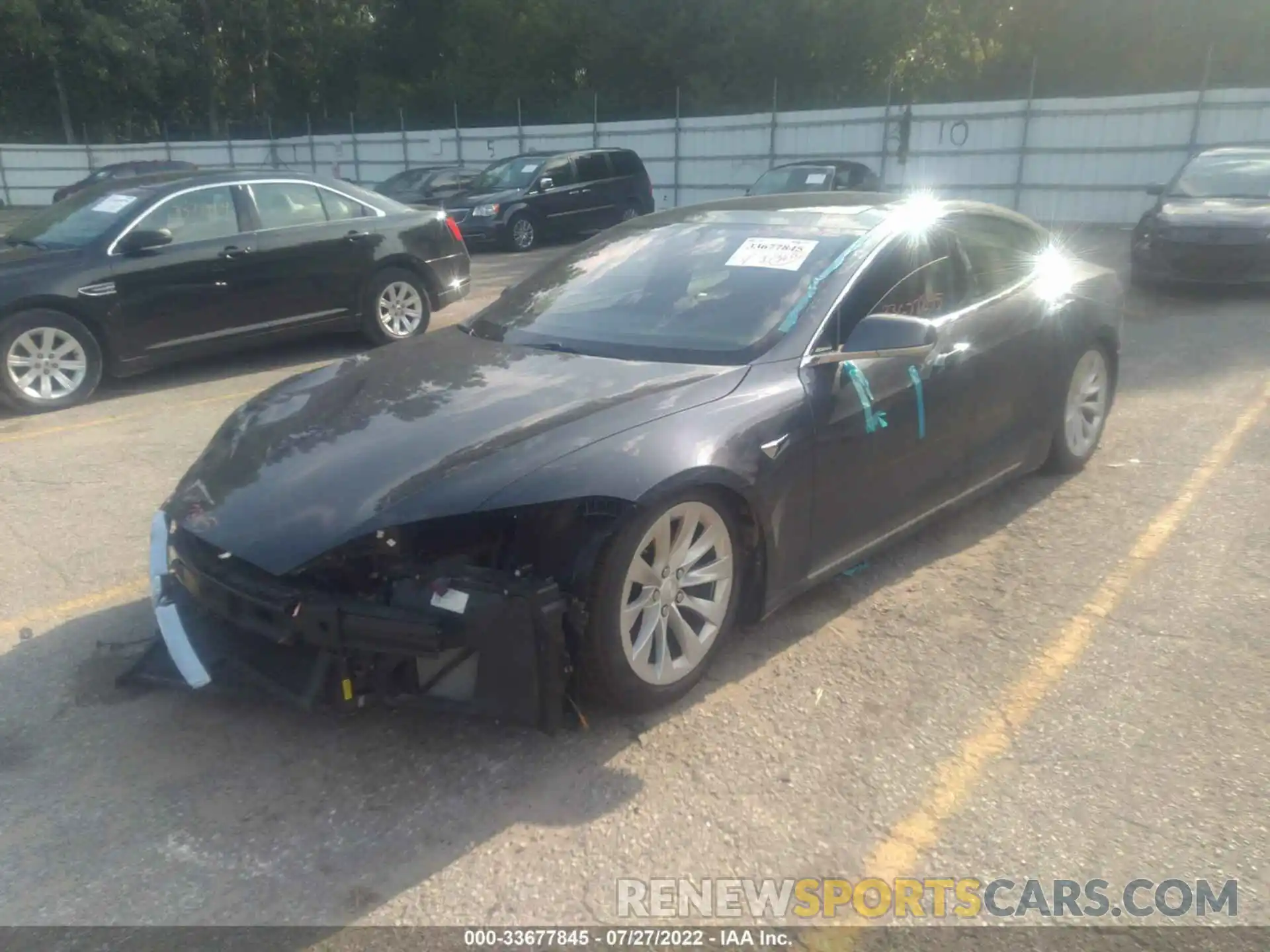 2 Photograph of a damaged car 5YJSA1E20KF307176 TESLA MODEL S 2019