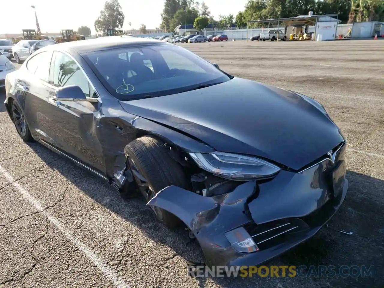 1 Photograph of a damaged car 5YJSA1E20KF308036 TESLA MODEL S 2019