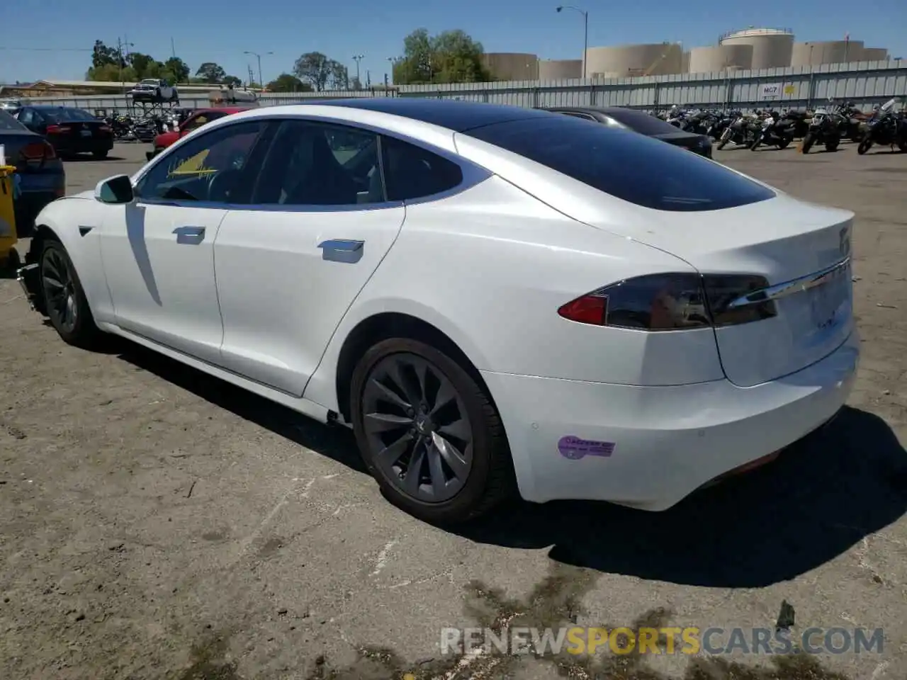 3 Photograph of a damaged car 5YJSA1E20KF334510 TESLA MODEL S 2019