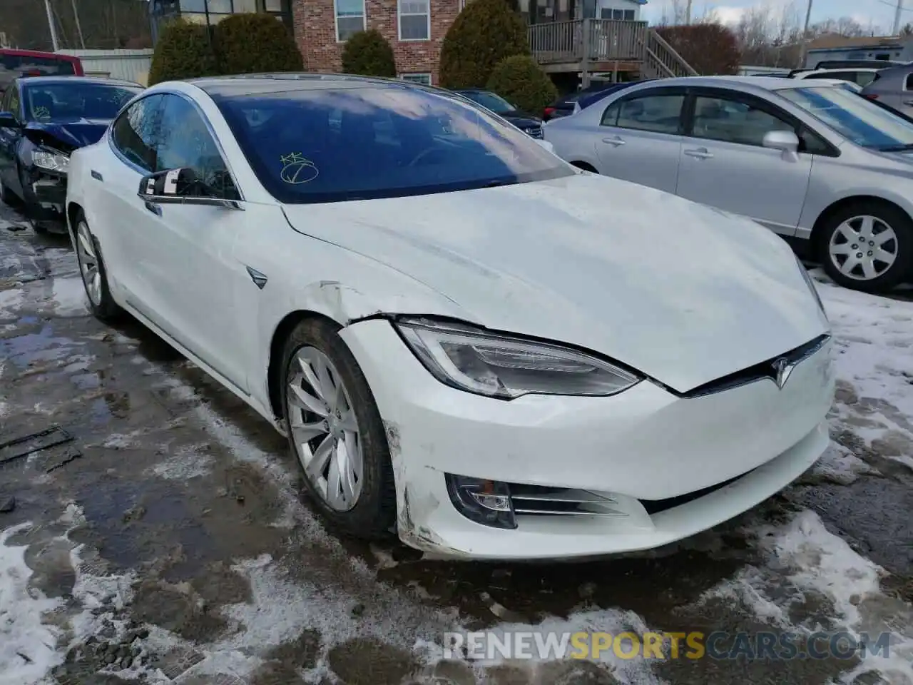 1 Photograph of a damaged car 5YJSA1E20KF339769 TESLA MODEL S 2019