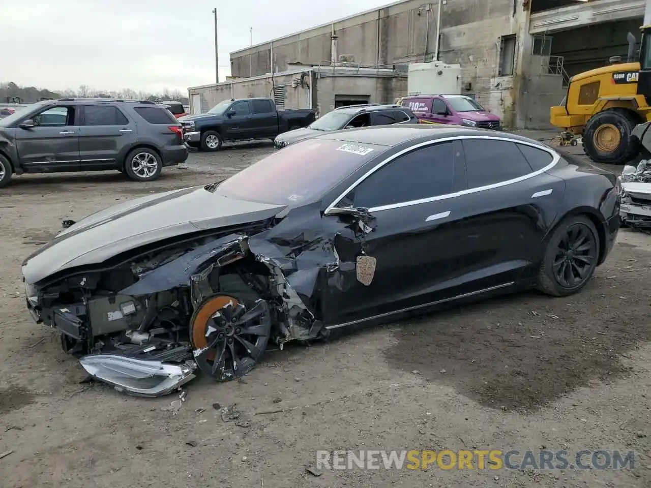 1 Photograph of a damaged car 5YJSA1E20KF339870 TESLA MODEL S 2019