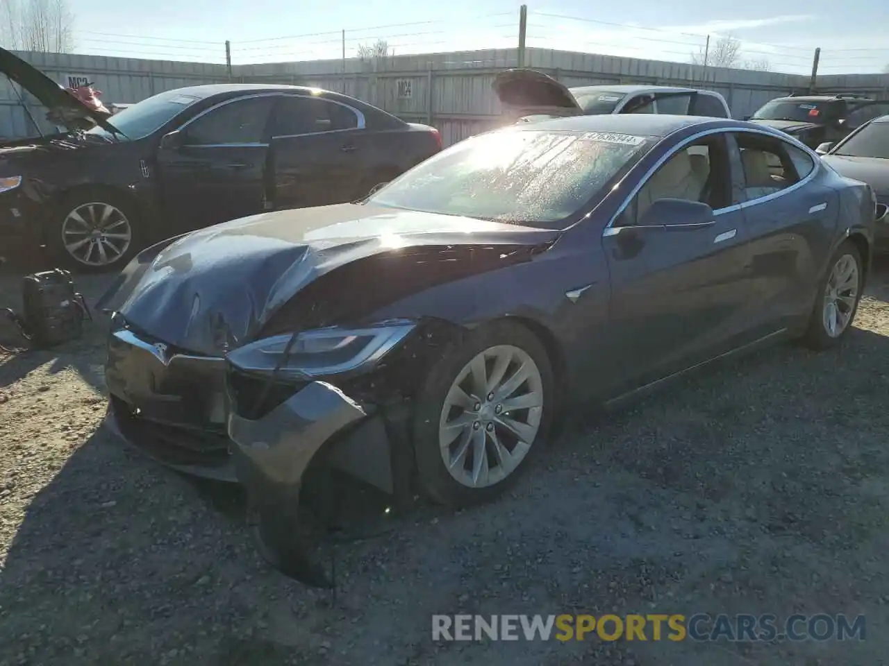 1 Photograph of a damaged car 5YJSA1E20KF347810 TESLA MODEL S 2019