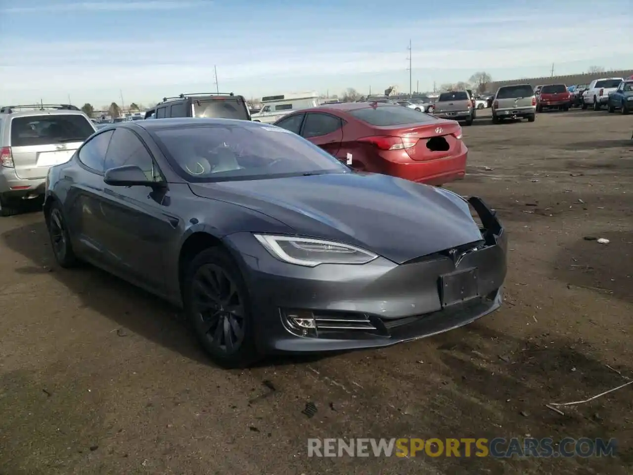 1 Photograph of a damaged car 5YJSA1E21KF306103 TESLA MODEL S 2019