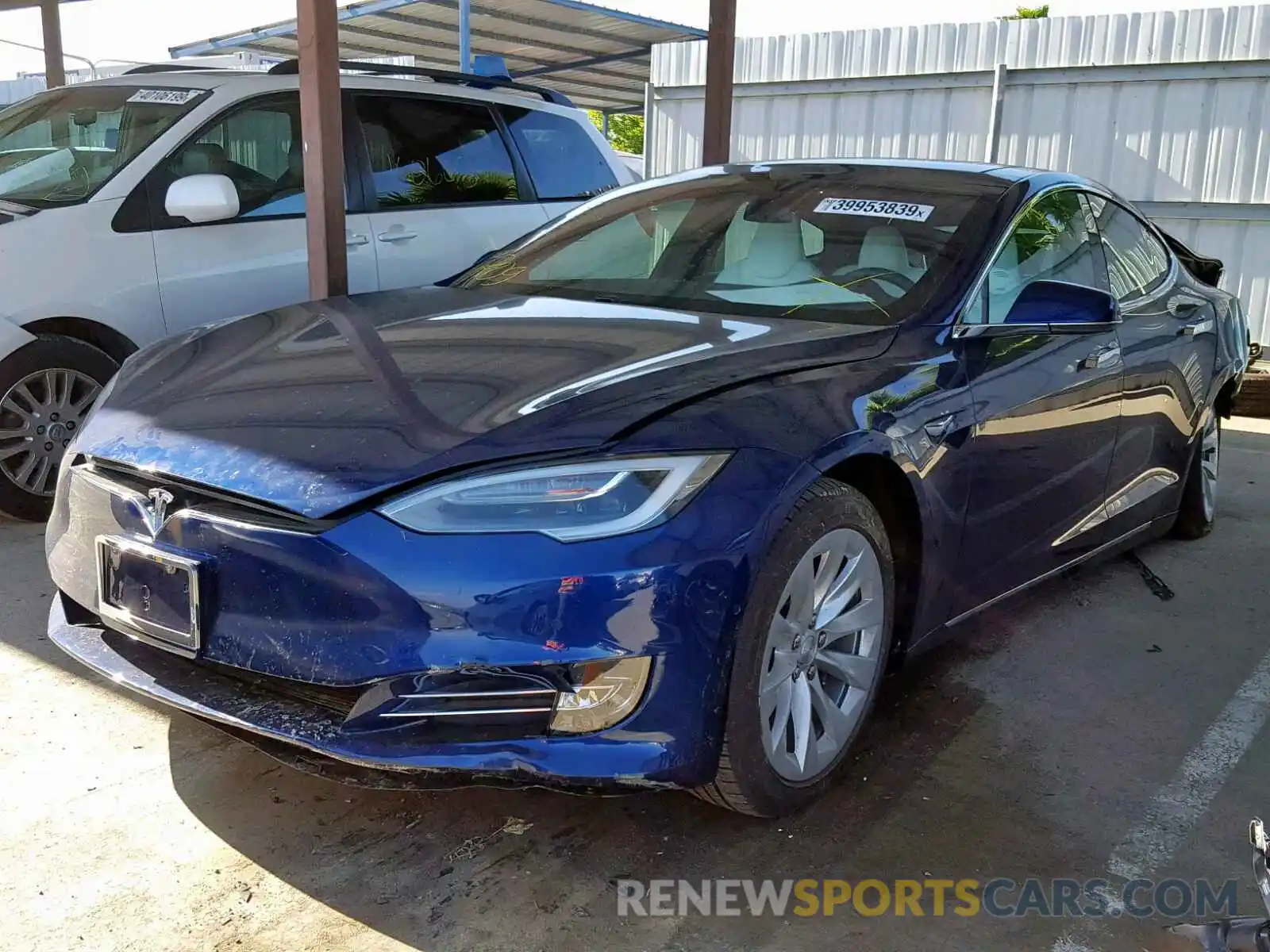 2 Photograph of a damaged car 5YJSA1E21KF306439 TESLA MODEL S 2019