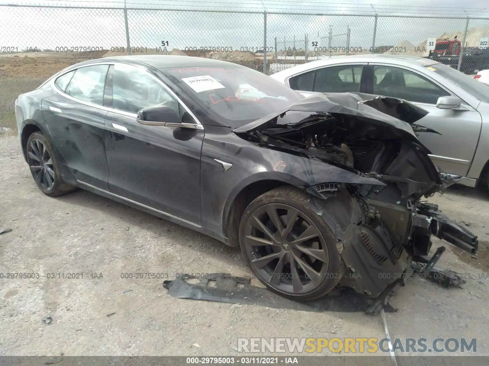 1 Photograph of a damaged car 5YJSA1E21KF311690 TESLA MODEL S 2019