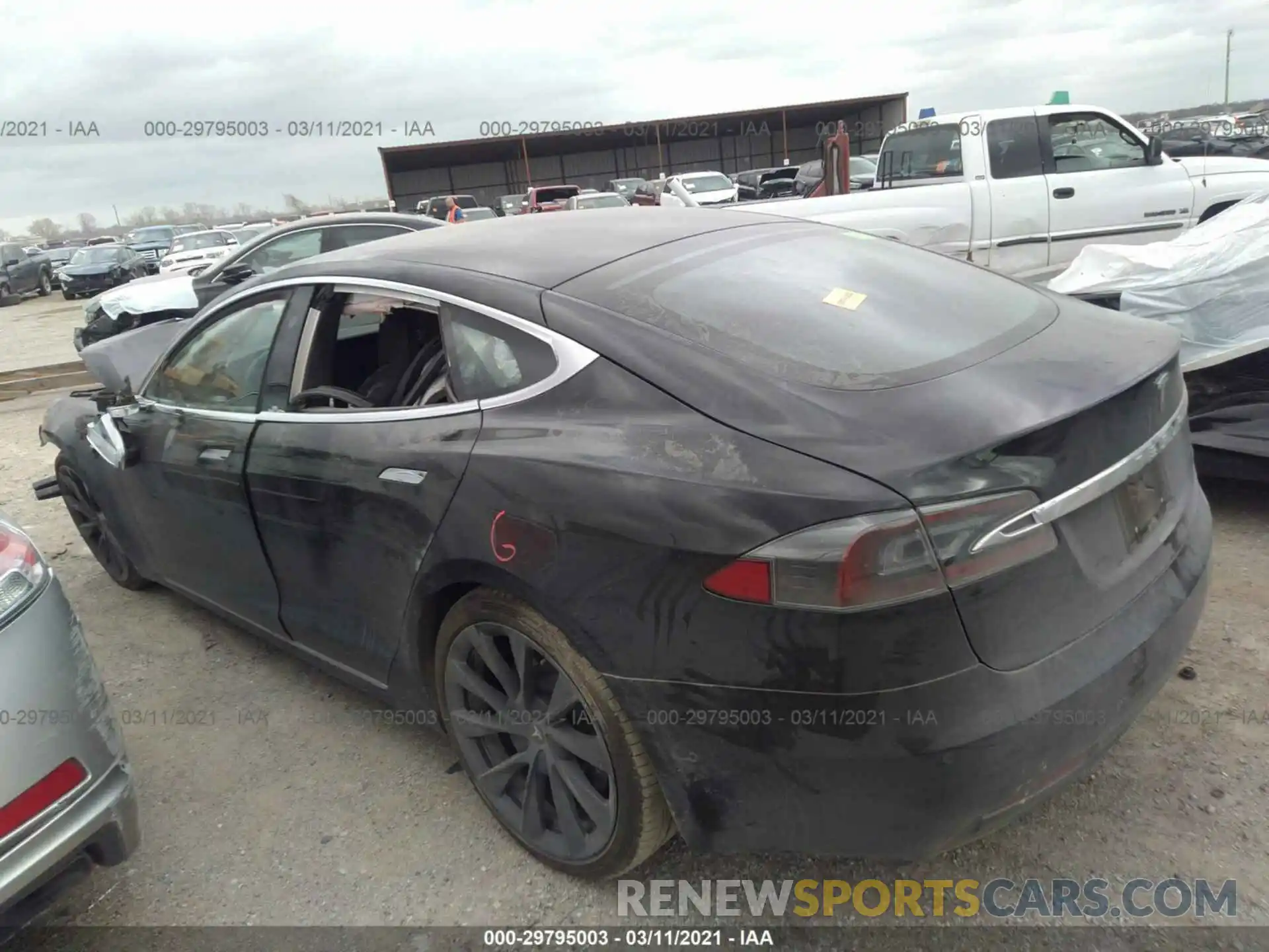 3 Photograph of a damaged car 5YJSA1E21KF311690 TESLA MODEL S 2019