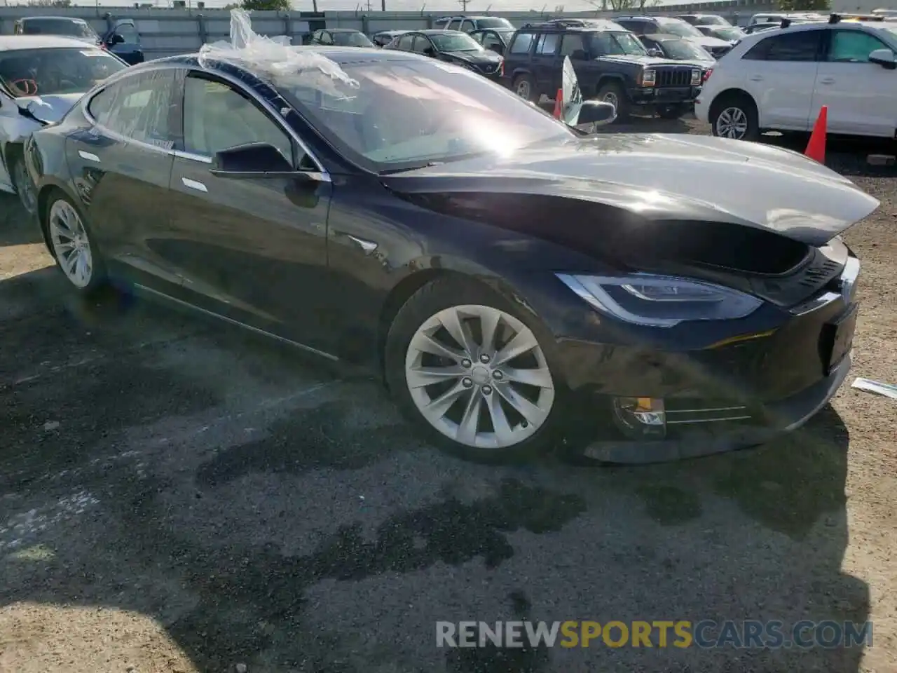 1 Photograph of a damaged car 5YJSA1E21KF311706 TESLA MODEL S 2019