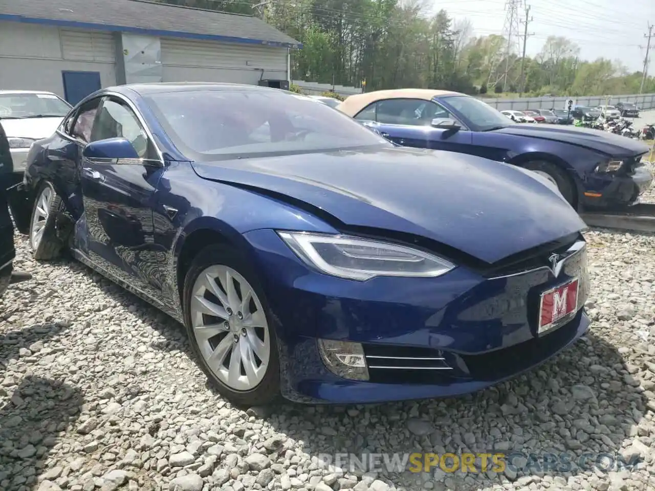 1 Photograph of a damaged car 5YJSA1E21KF332524 TESLA MODEL S 2019