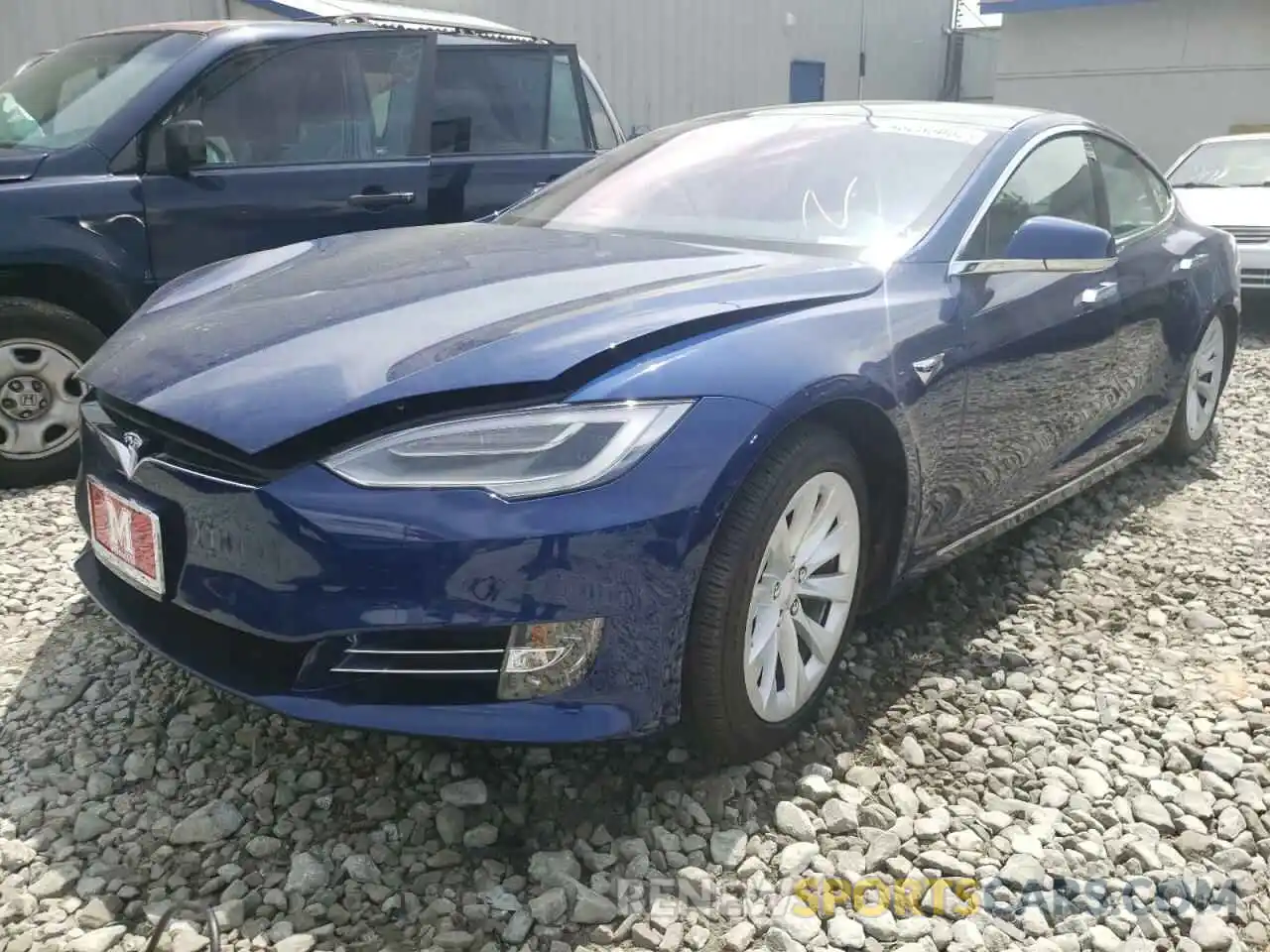 2 Photograph of a damaged car 5YJSA1E21KF332524 TESLA MODEL S 2019