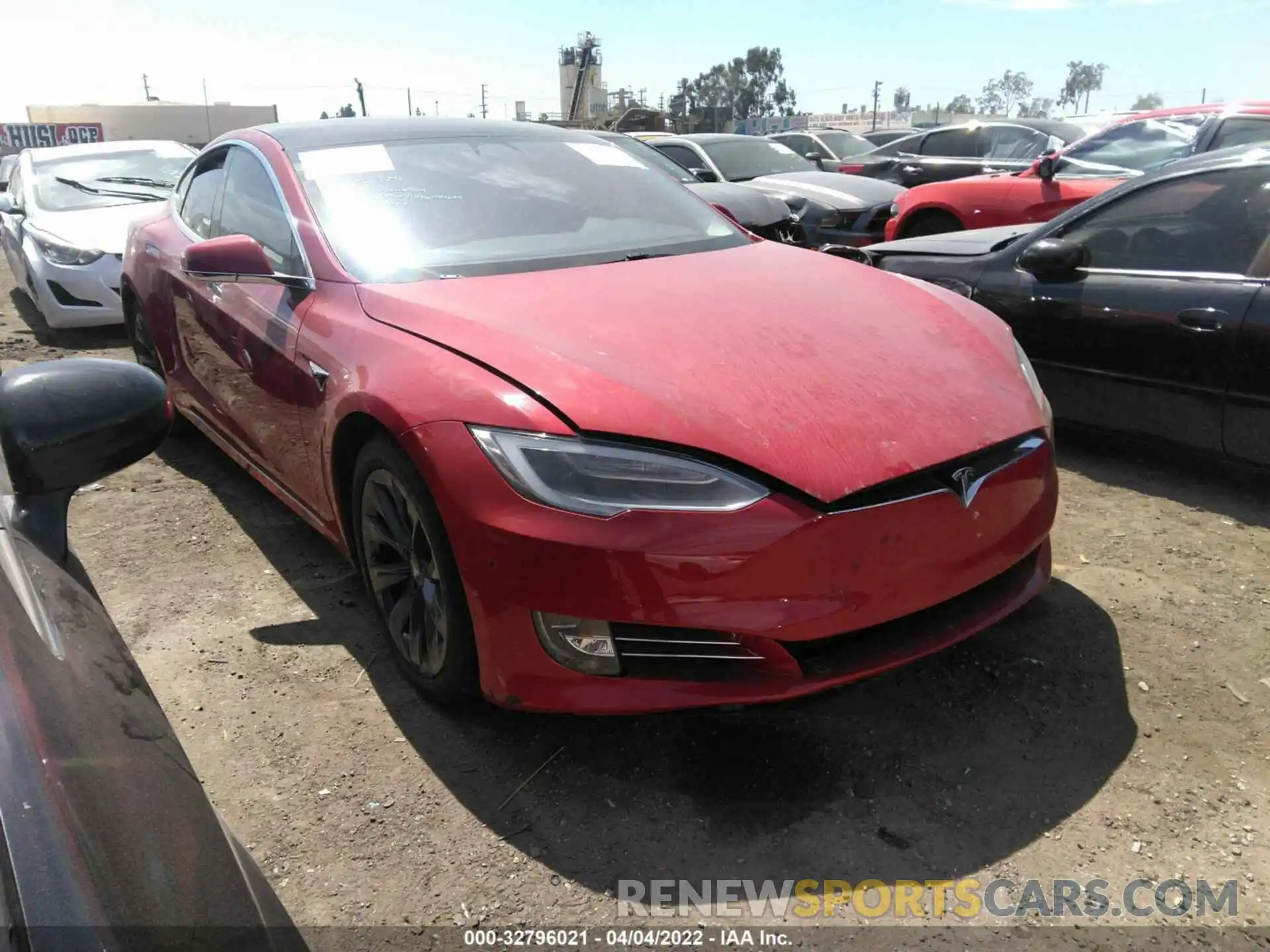 1 Photograph of a damaged car 5YJSA1E22KF307776 TESLA MODEL S 2019