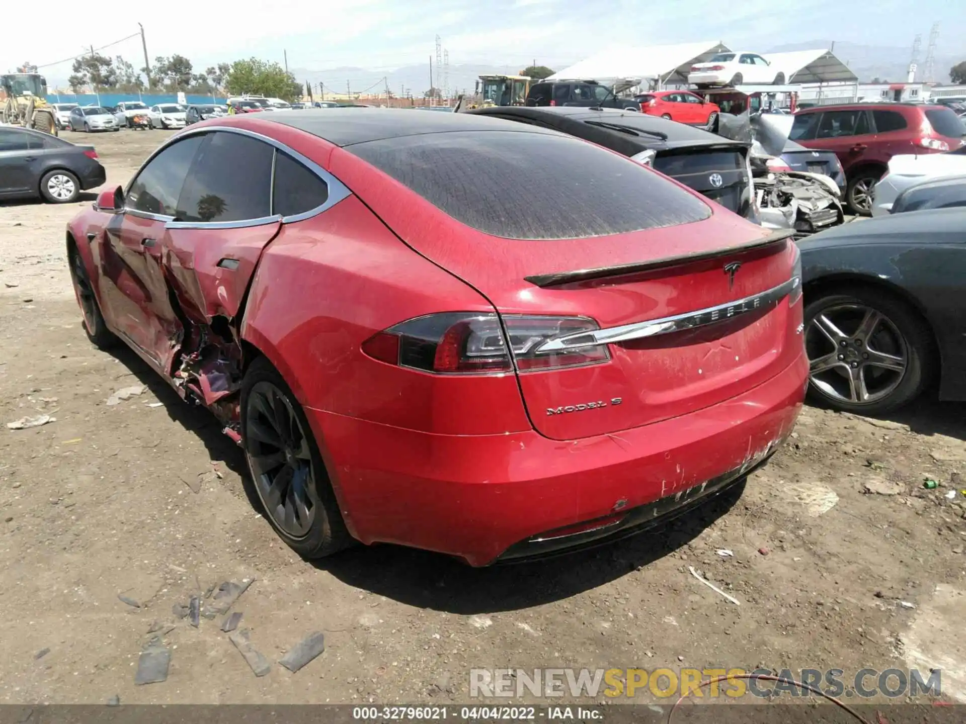 3 Фотография поврежденного автомобиля 5YJSA1E22KF307776 TESLA MODEL S 2019