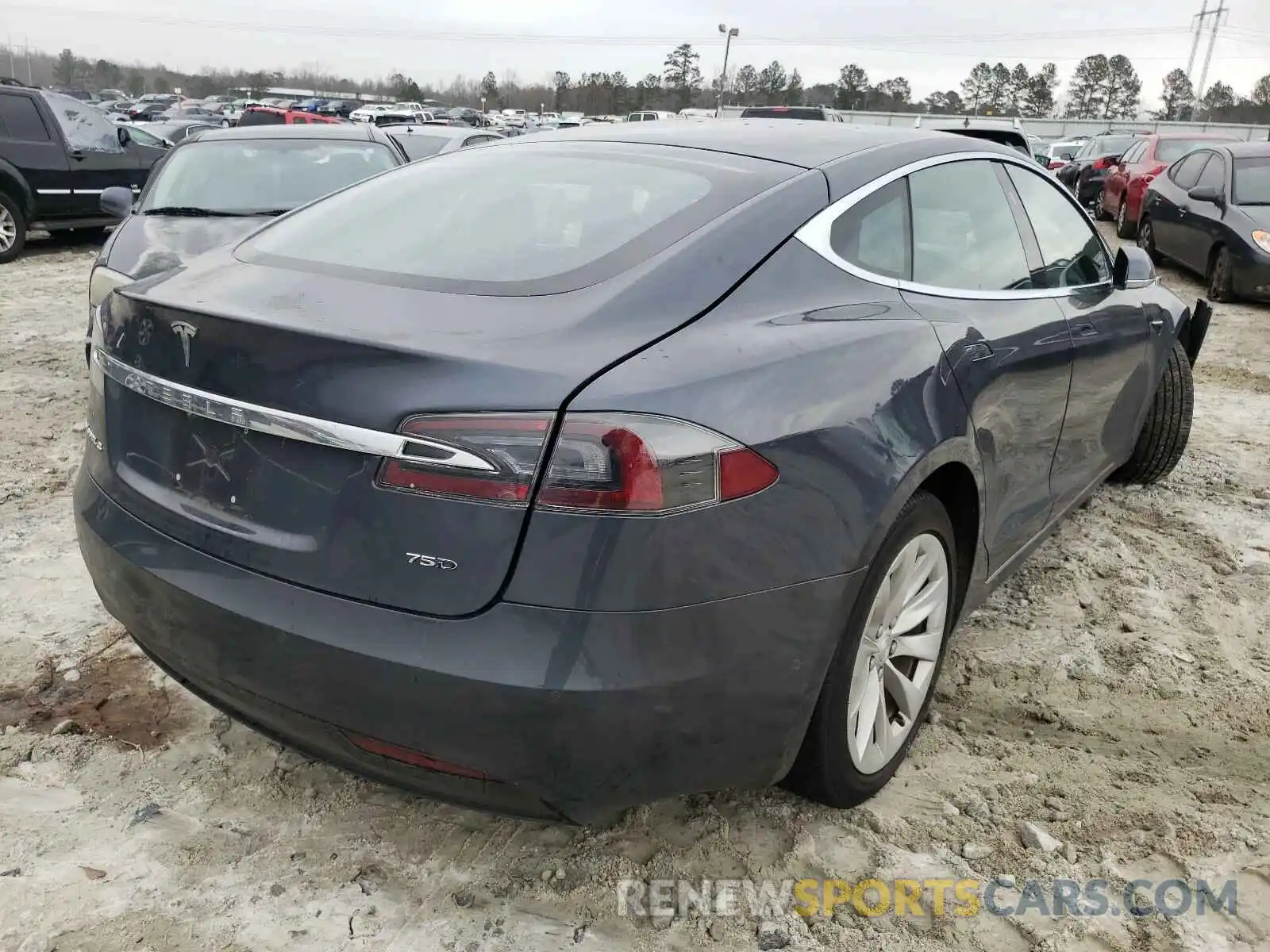 4 Фотография поврежденного автомобиля 5YJSA1E23KF304000 TESLA MODEL S 2019