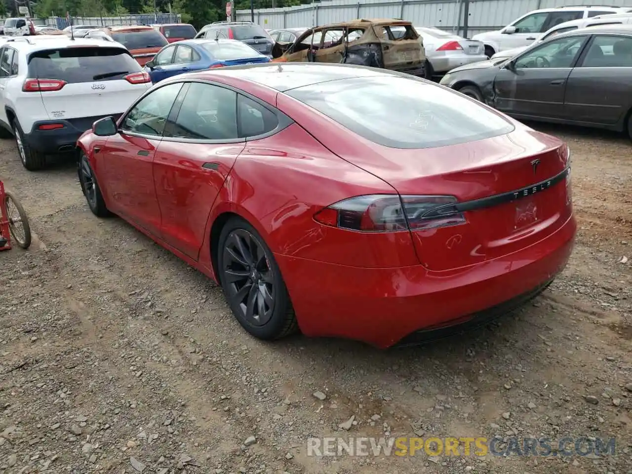 3 Photograph of a damaged car 5YJSA1E23KF311772 TESLA MODEL S 2019