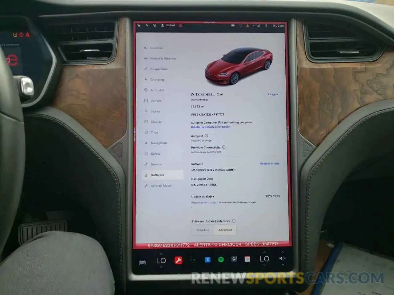 8 Photograph of a damaged car 5YJSA1E23KF311772 TESLA MODEL S 2019