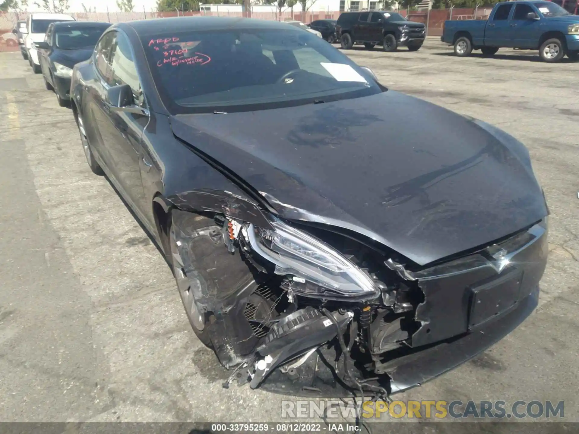 1 Photograph of a damaged car 5YJSA1E23KF331133 TESLA MODEL S 2019